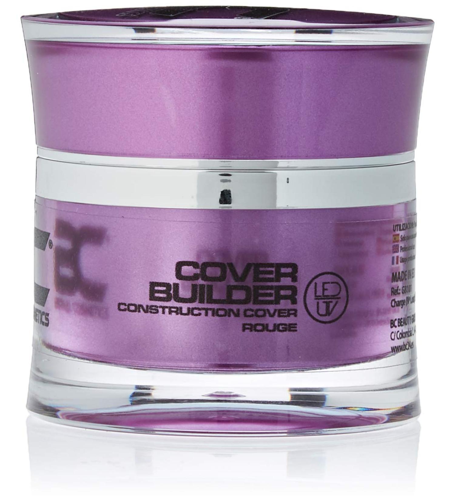 BC Bernal Cosmetics Cover Builder Gel Red - 15ml LED/UV - Constructor Cover for Perfect Nails - International Shipping Available - Buy Online on GoSupps.com
