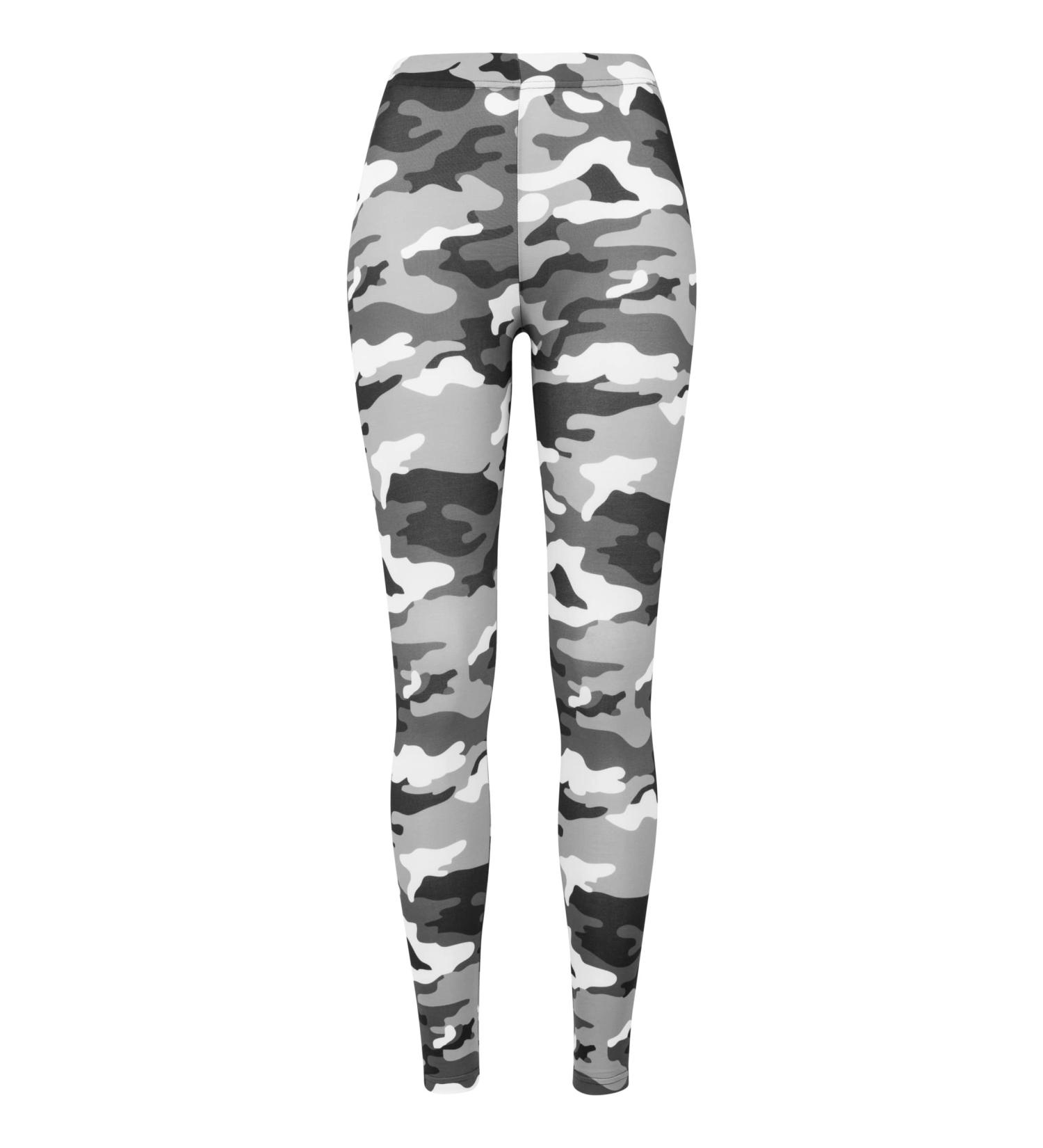 Buy Urban Classics Women's Camo Leggings - Stylish Yoga & Fitness Pants | XS-5XL | Multi-Colored Snow Camo 787 - International Shipping Available - Buy Online on GoSupps.com