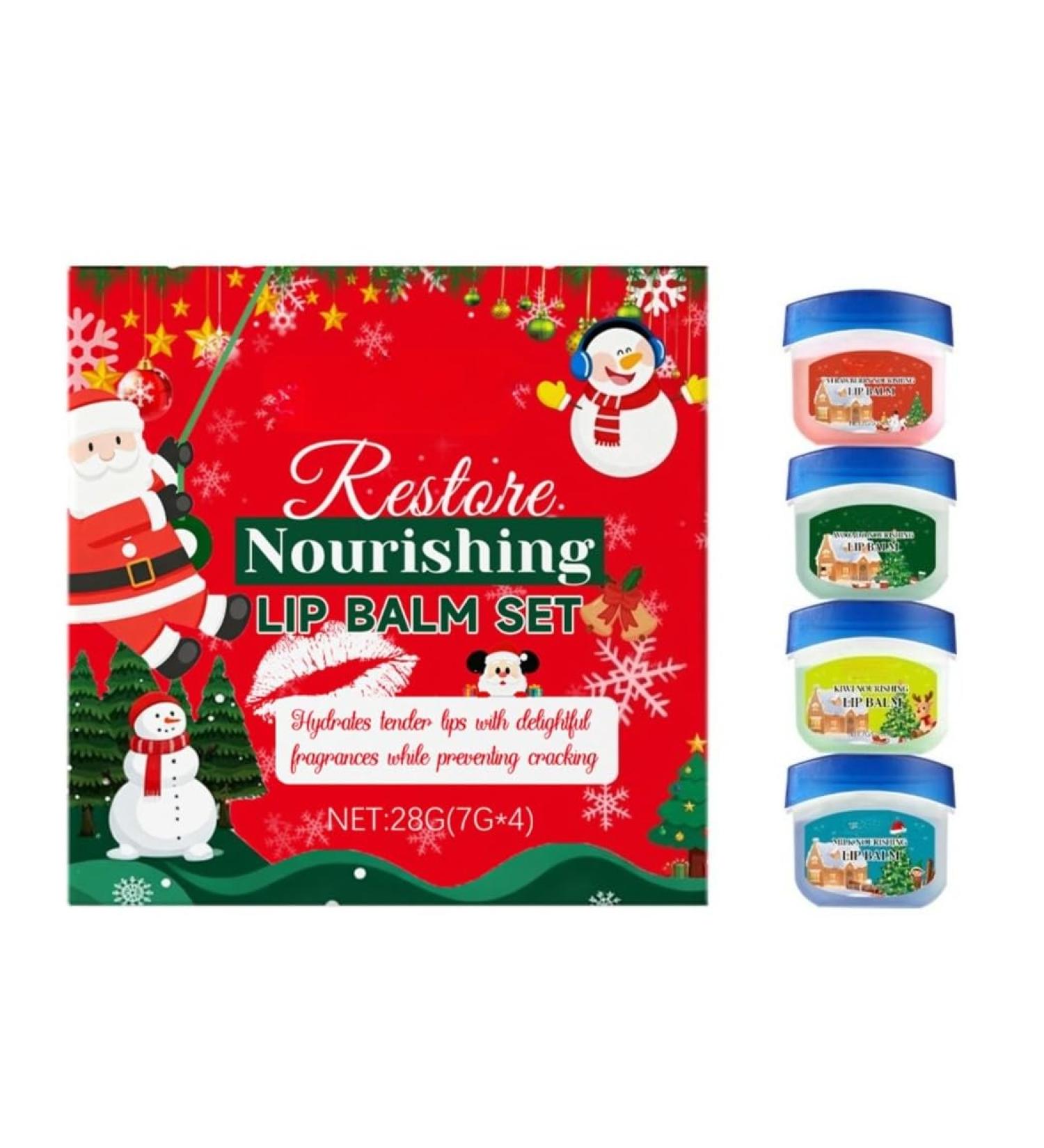 Christmas Strawberry Flavor Lip Balms Gifts Bulk Avocado Candy Flavor Lip Balms Elf Christmas Party Gifts Fresh & Kiwi Fruit Lip Moisturizer Stocking Stuffers - Buy Online on GoSupps.com