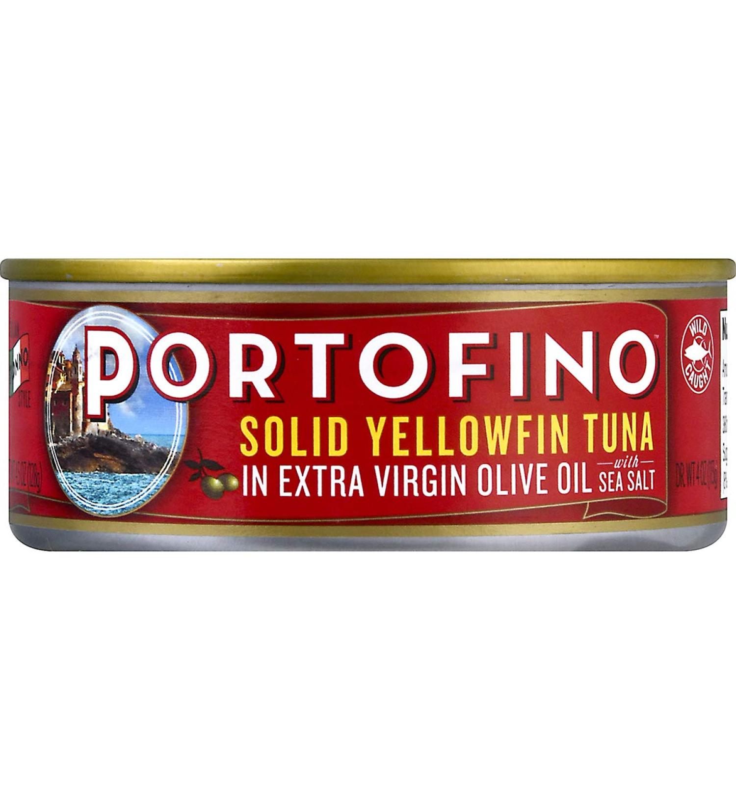 Portofino Yellowfin Tuna in Olive Oil - 4.5oz Can (Pack of 12) - Buy Online on GoSupps.com