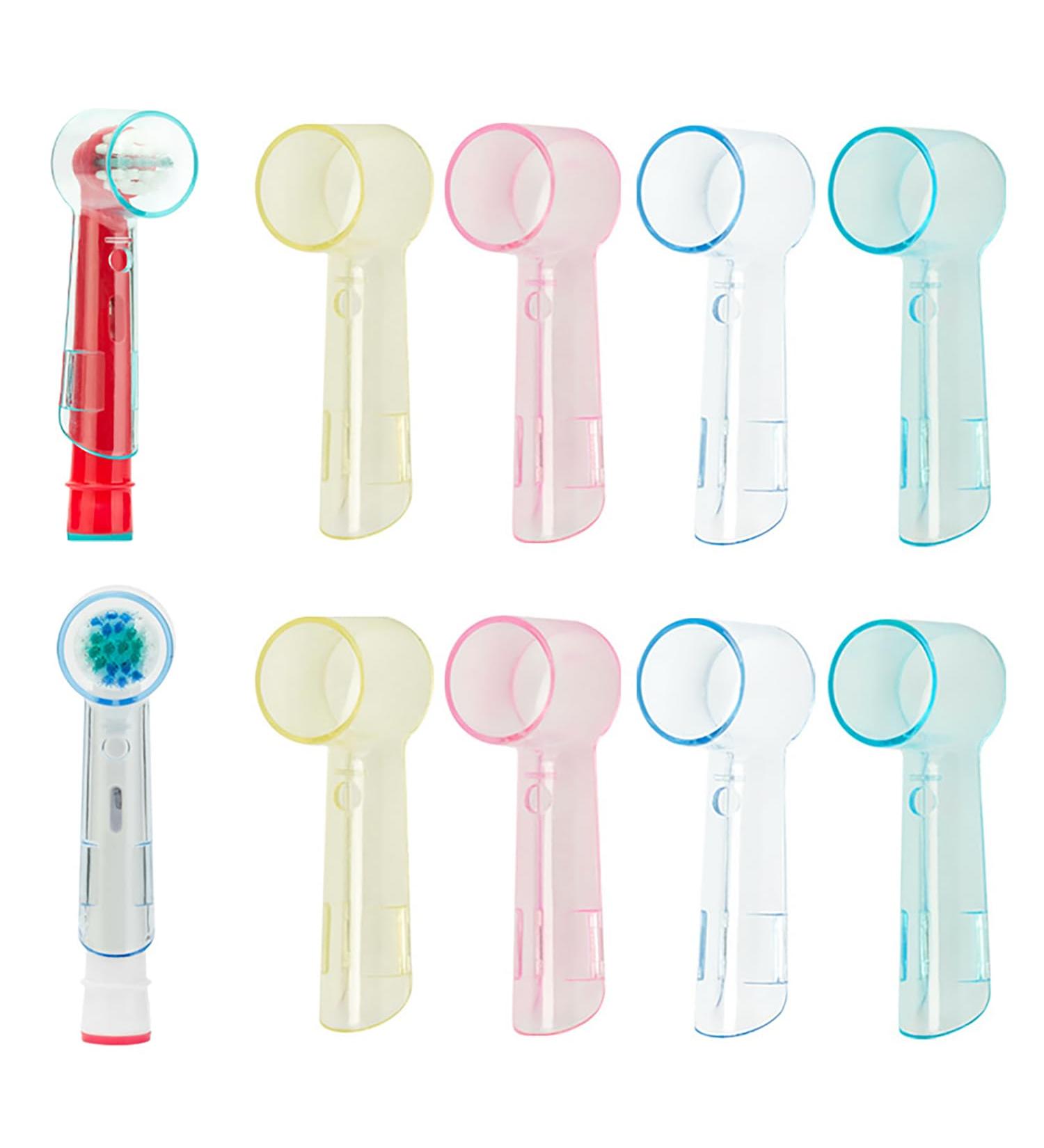 GEKERCHIP 8-Piece Toothbrush Covers Set | Electric Toothbrush Caps & Travel Protective Cases | Multicolored - Buy Online on GoSupps.com