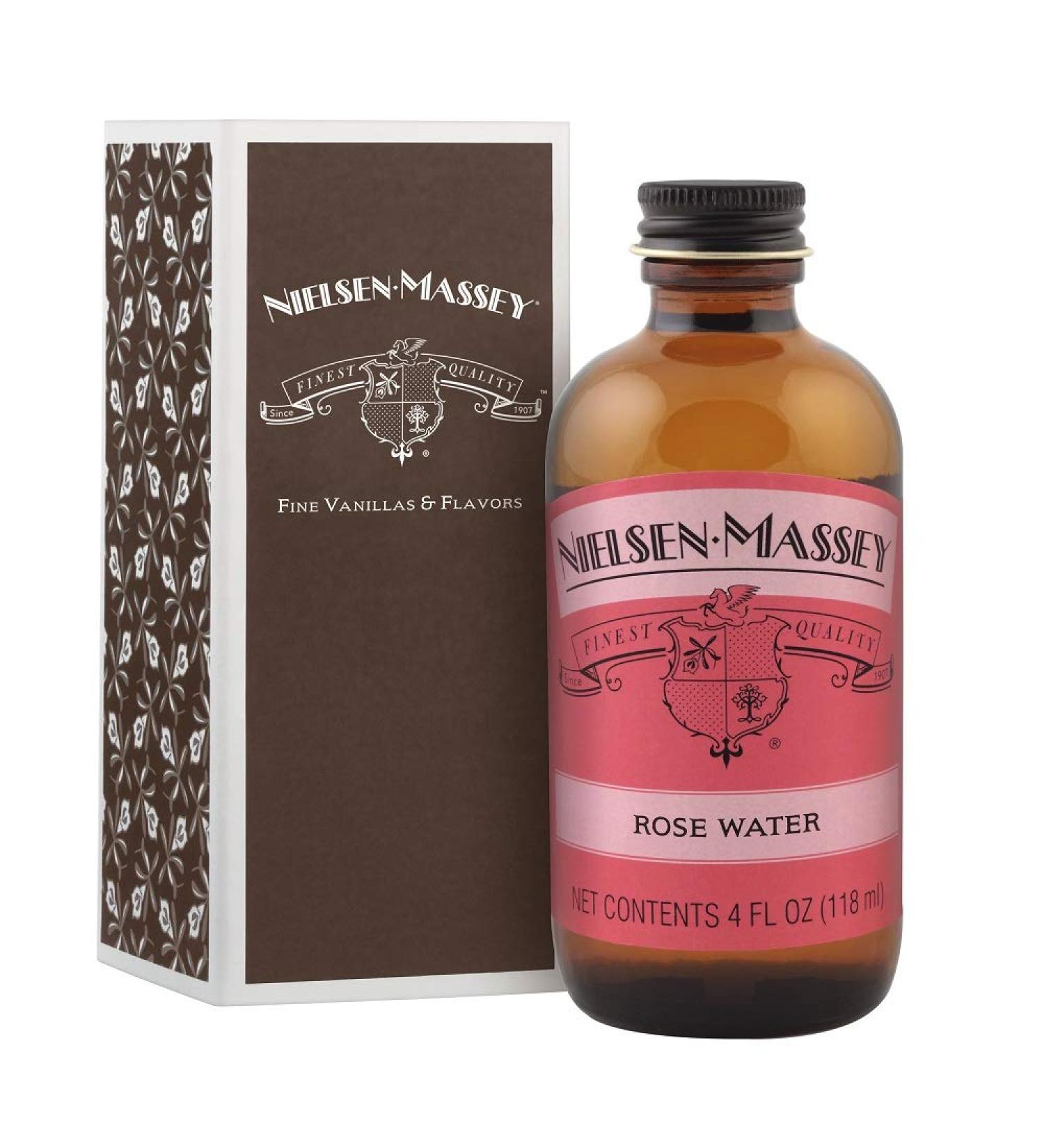 Nielsen-Massey Rose Water 4 oz | Gift Boxed | Premium Flavoring & Fragrance - Buy Online on GoSupps.com