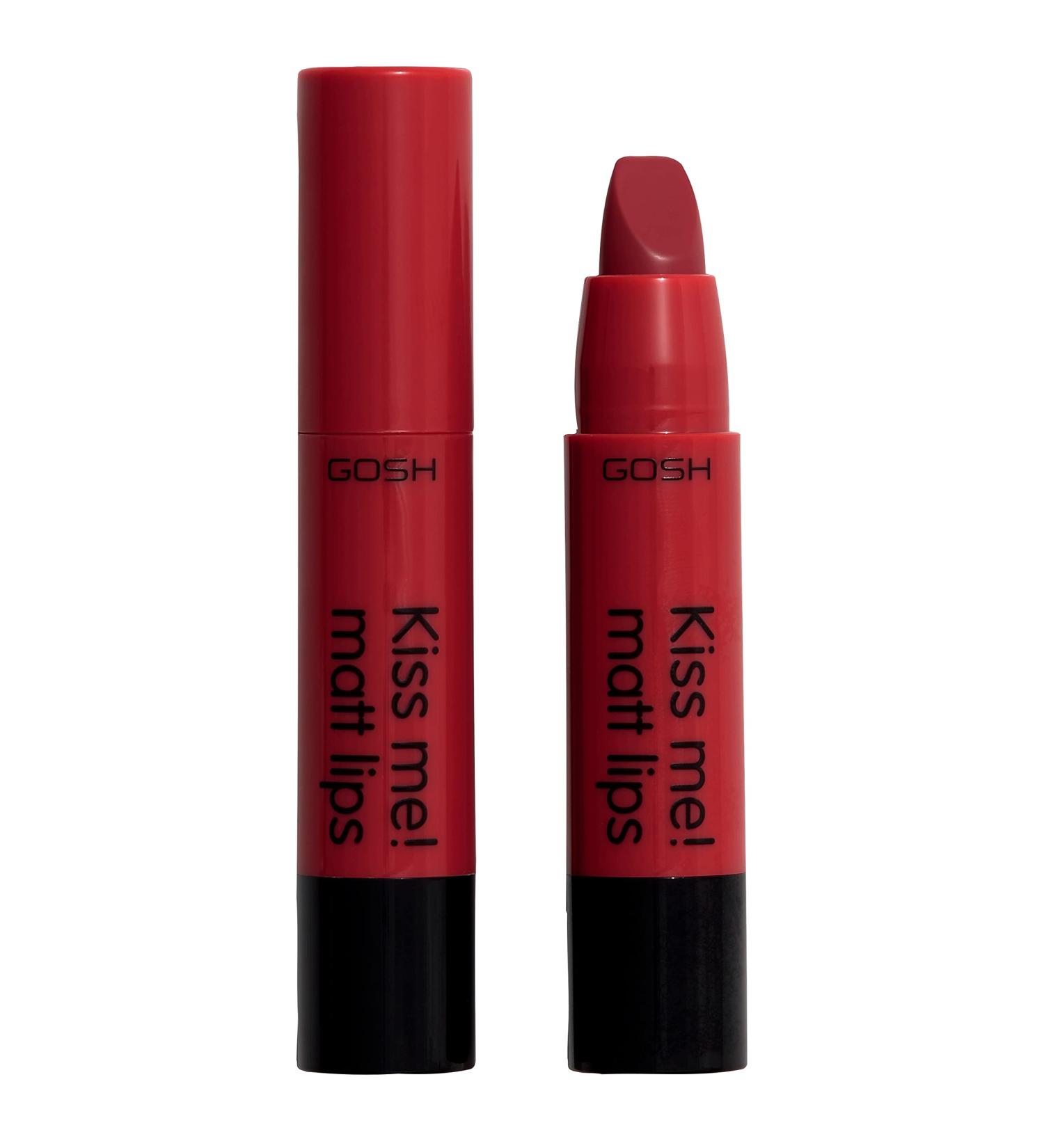  GOSH GOSH COPENHAGEN Kiss Me! Matt Lips - 007 Scarlet Kiss 2g - Buy Online on GoSupps.com