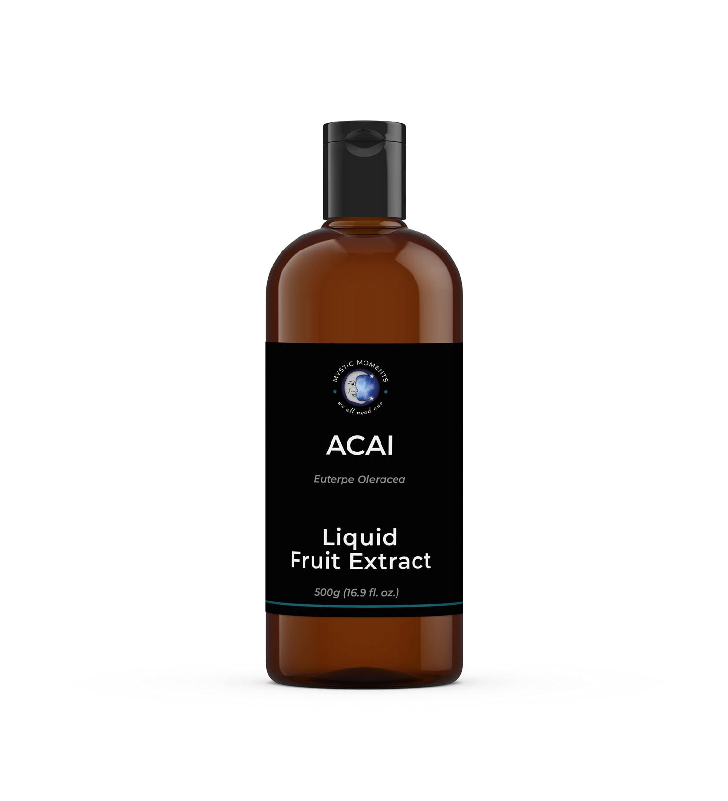 Mystic Moments Acai Liquid Fruit Extract 1Kg | Vegan GMO Free | Ideal for Skin Care Creams Lotions & DIY Beauty Products - Shop Internationally - Buy Online on GoSupps.com