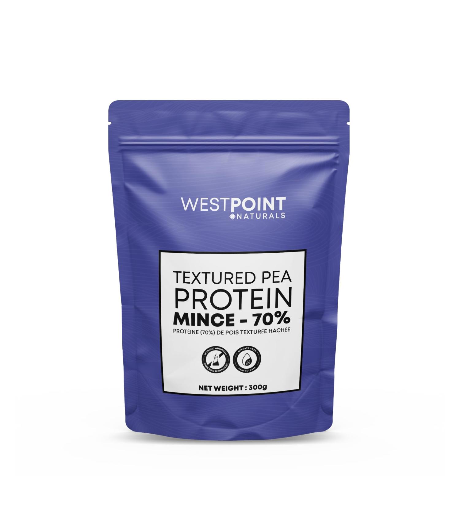 Westpoint Naturals Textured Pea Protein Mince - 70% 300g - Buy Online on GoSupps.com