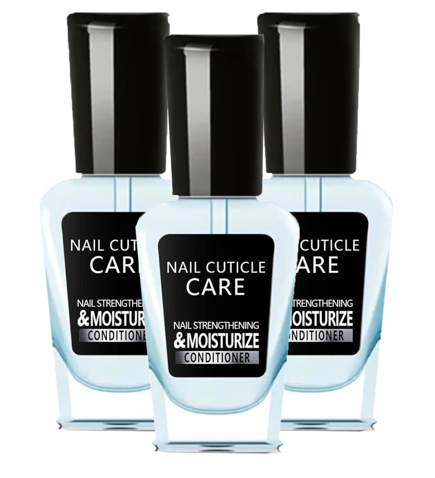 Nail Strengthening and Growth Conditioner Nail Growth Polish Nail Cuticle Care Oil Nail Strengthener for Damaged Nails Strengthens & Protects Nails Nail Treatment 3pcs - Buy Online on GoSupps.com