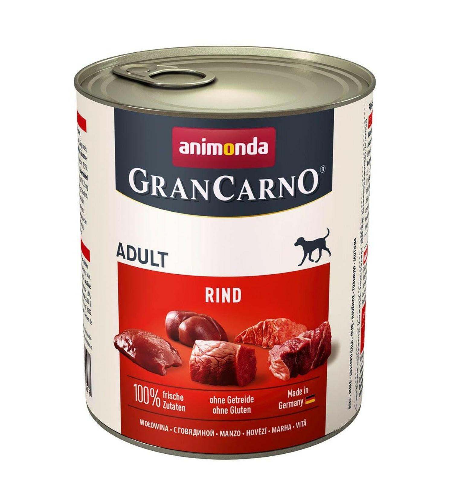 Animonda GranCarno Adult Rind 800g (Menge: 6 Je Bestelleinheit)