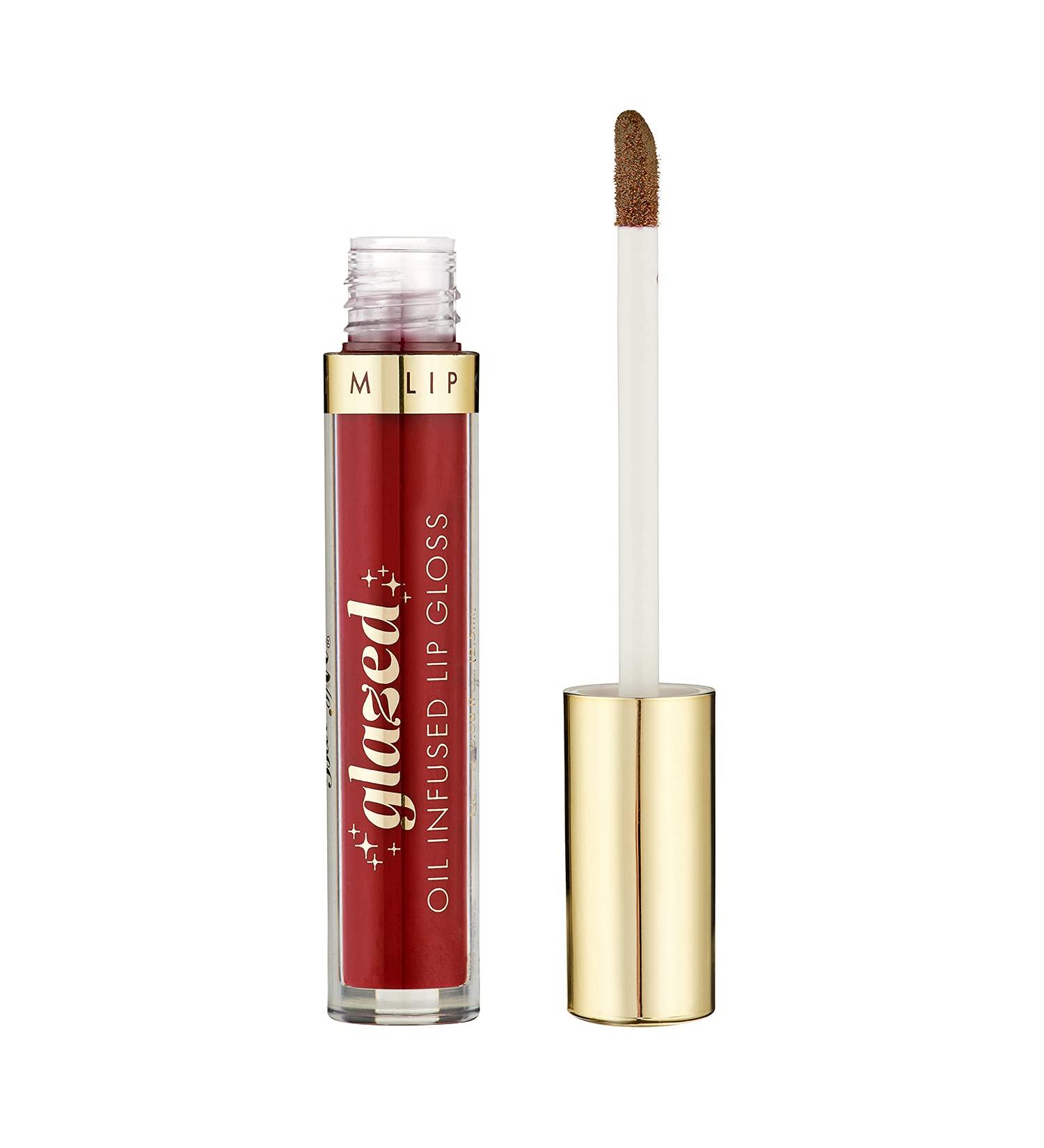 Barry M Glazed Oil Infused Red Lip Gloss So Intriguing Red infused with plum and almond oil Red 1 count (Pack of 1) - Buy Online on GoSupps.com