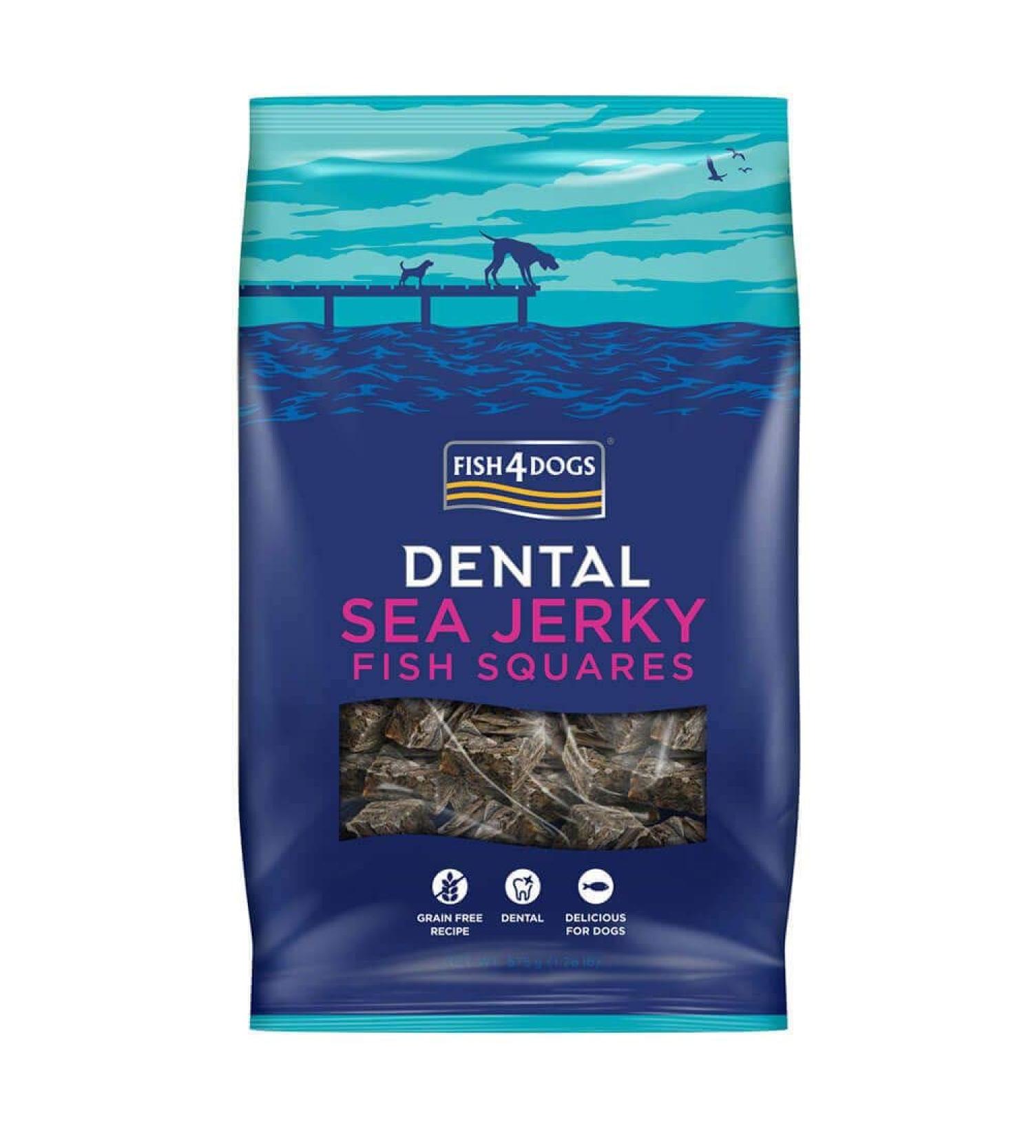 Fish4Dogs - Friandises de la mer pour chiens Sea Jerky Carrs 100g - lot de 3
