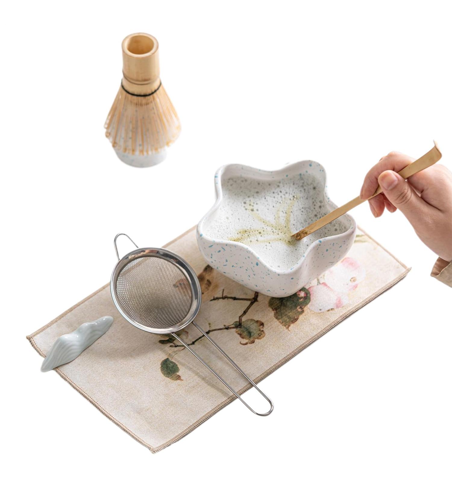 Ensemble d'outils de fabrication de matcha Ustensiles traditionnels de c r monie avec cuill re pour le bureau les rassemblements les f tes le massage relaxant - Buy Online on GoSupps.com