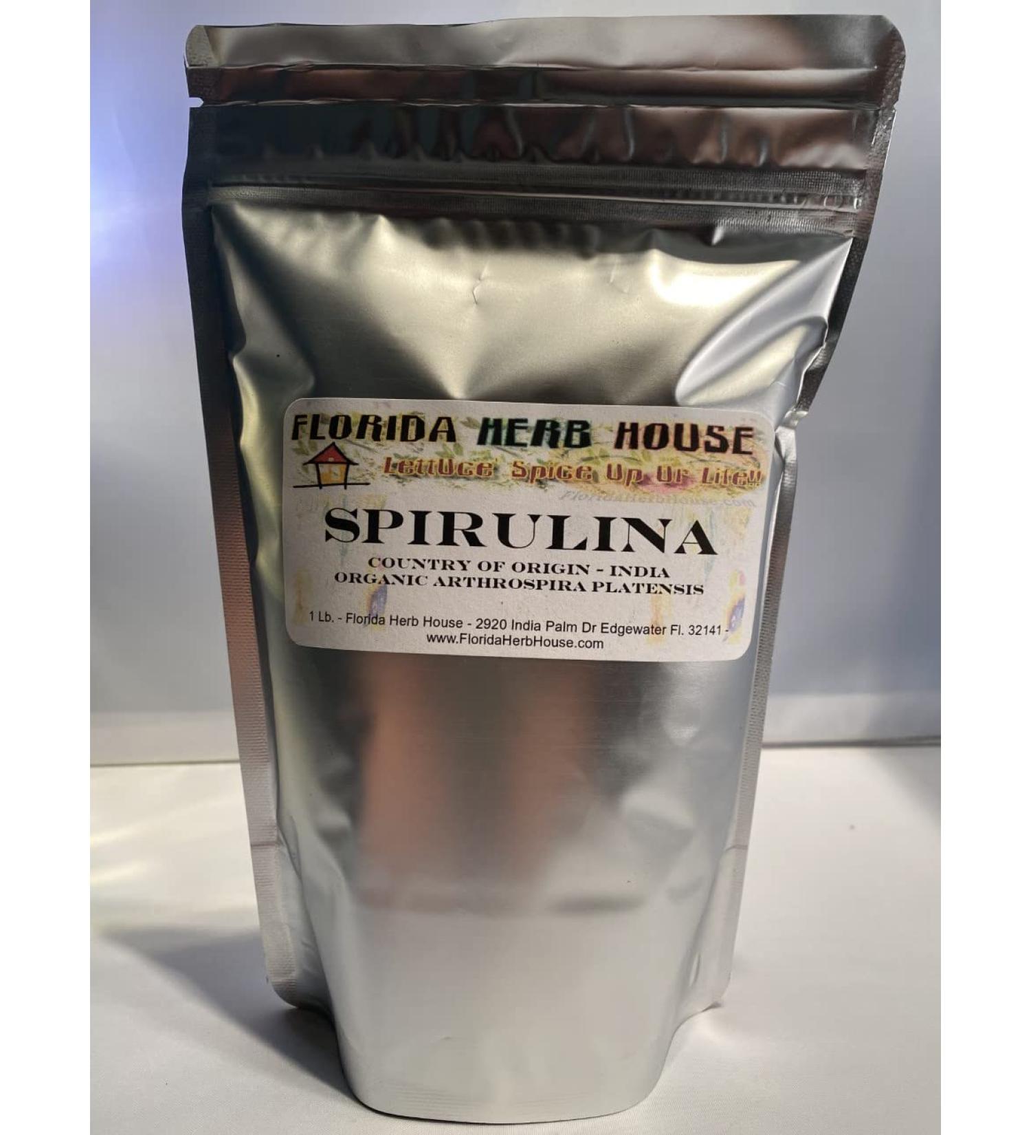 Florida Herb House Spirulina Organic 4 oz. (Arthrospira Platensis)