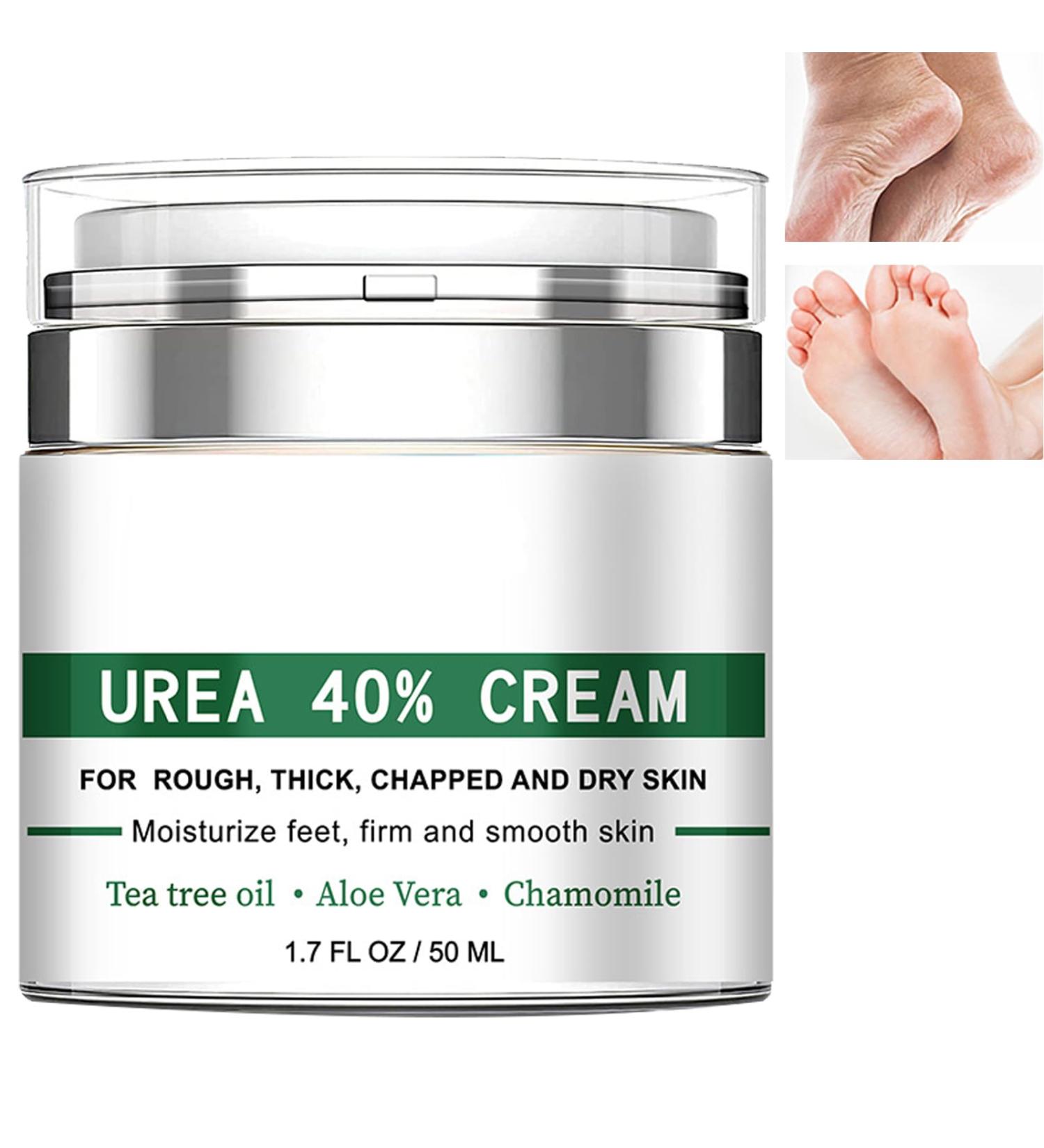 Urea 40% Foot Cream Tea Tree Urea Foot Cream Urea Foot Cream 40% Cracked Heel Repair Cream 40% Urea Cream Intensive Exfoliating Foot Cream Foot Cream for Cracked Heels and Dry Skin - Buy Online on GoSupps.com