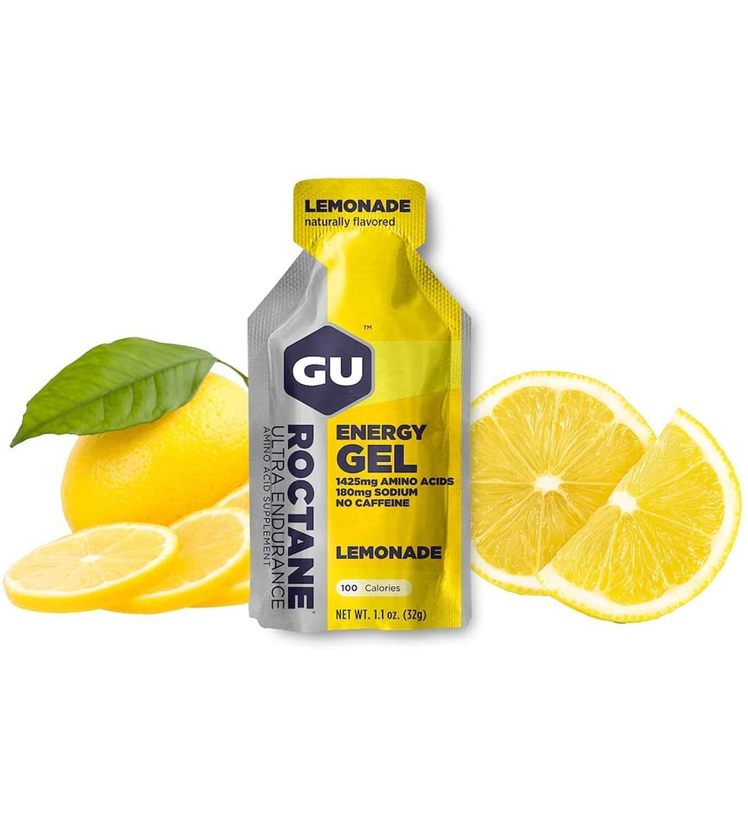 GU Energy Roctane Ultra Endurance Energy Gel 24-Count - Lemonade Flavor - Buy Online on GoSupps.com