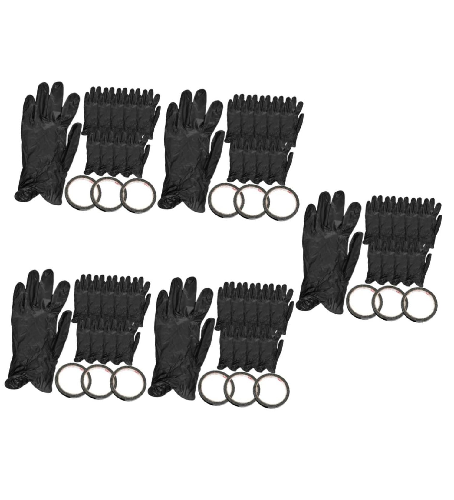 Healeved 5 Sets Nail Art Accessory Uv Hand Protection Gloves Men Nail Art Gel Guantes Desechables Uv Gloves for Nails Hand Gloves for Protection Light Glove PVC Disposable Nail Supplies - Buy Online on GoSupps.com