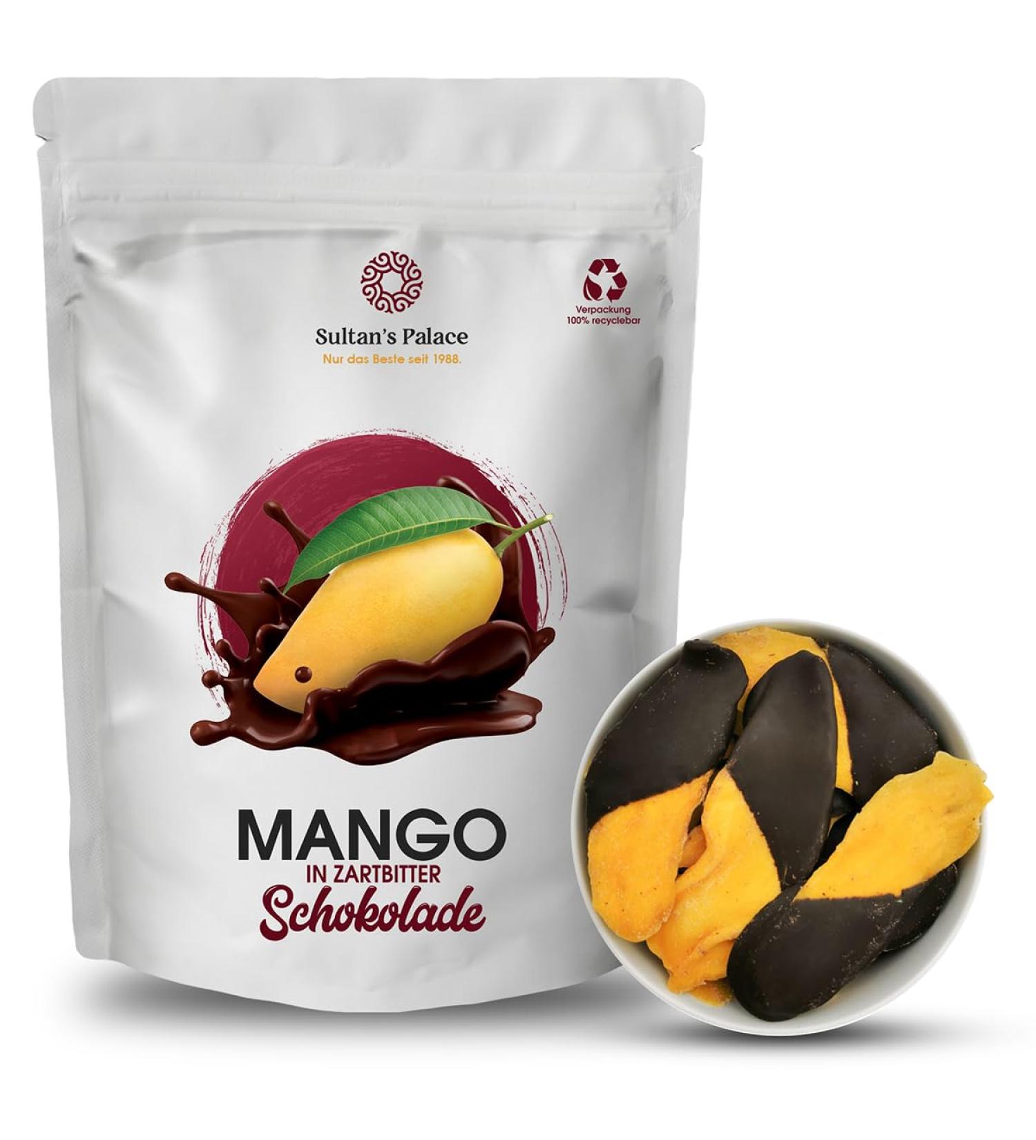 Sultan s Palace Dried Mango in Dark Chocolate - 1000g | Gourmet Chocolate Fruits | Perfect Gift Idea - Buy Online on GoSupps.com