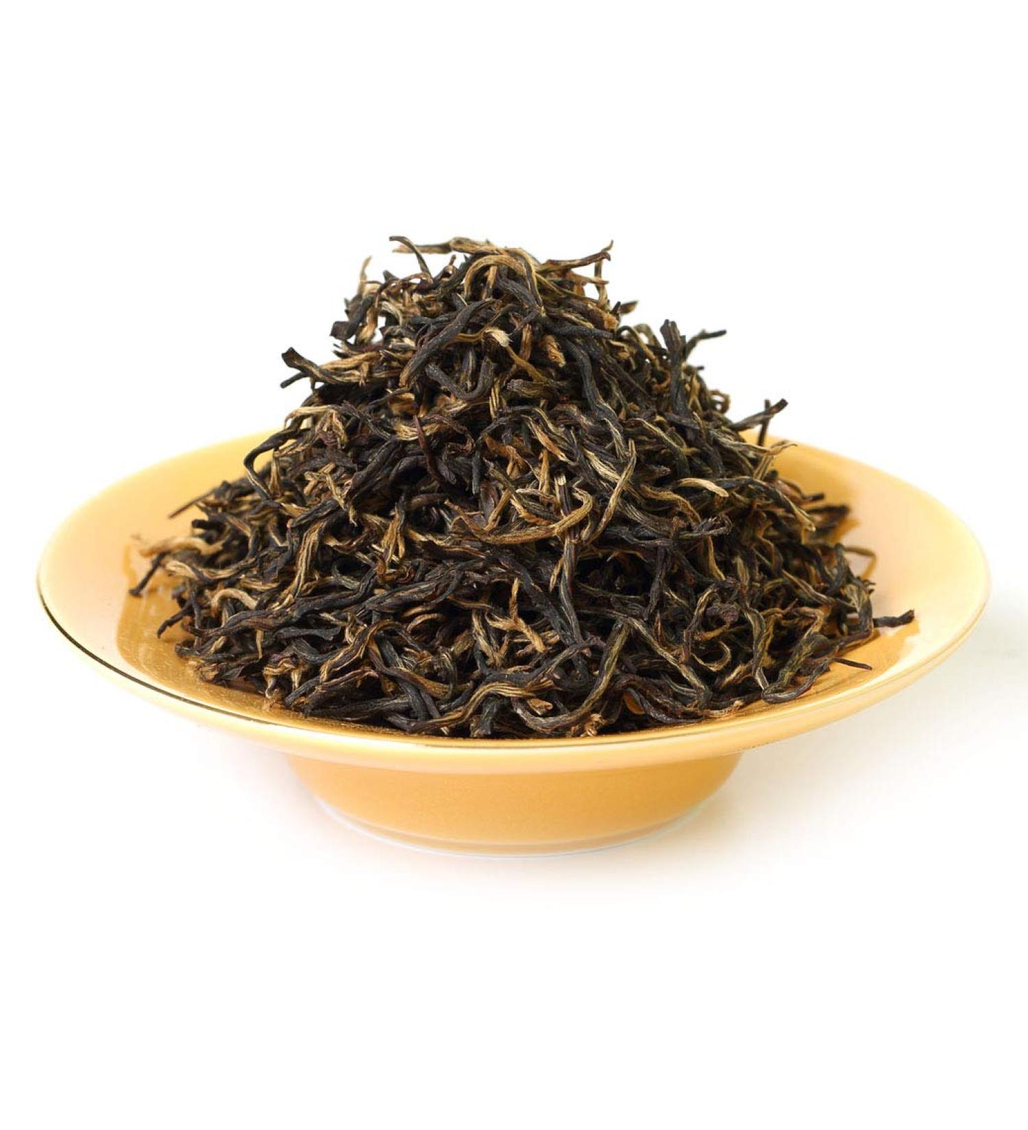 GOARTEA Th Noir Black Tea Bags 50g / 1.76oz Fujian Wuyi Jinjunmei Eyebrow Chinese Black Tea Loose Leaf - Golden Buds Jinjunmei Black Tea - Buy Online on GoSupps.com