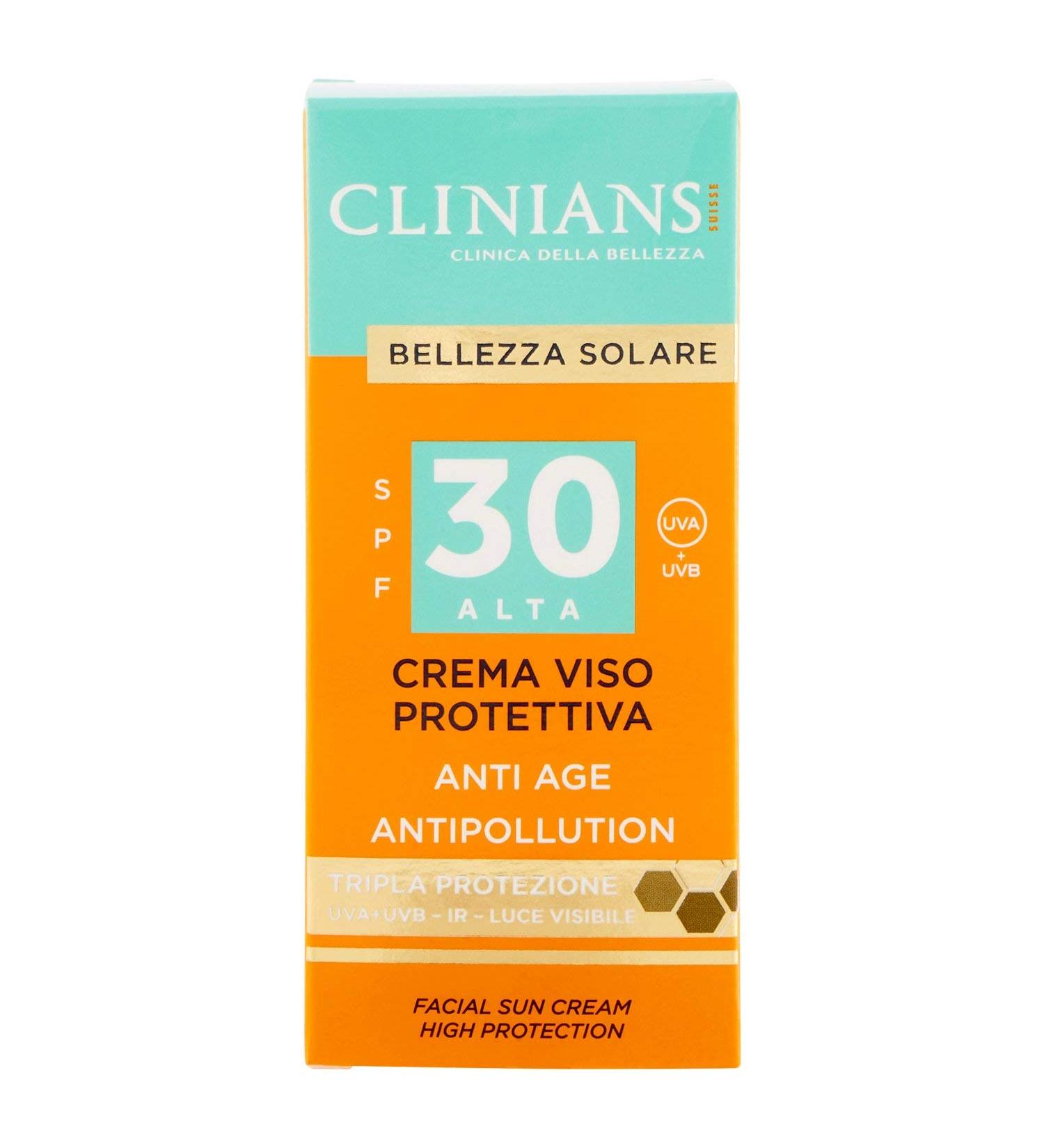 CLINIANS Clinians Anti-Pollution Face Sunscreen SPF 30 75 ml - Buy Online on GoSupps.com