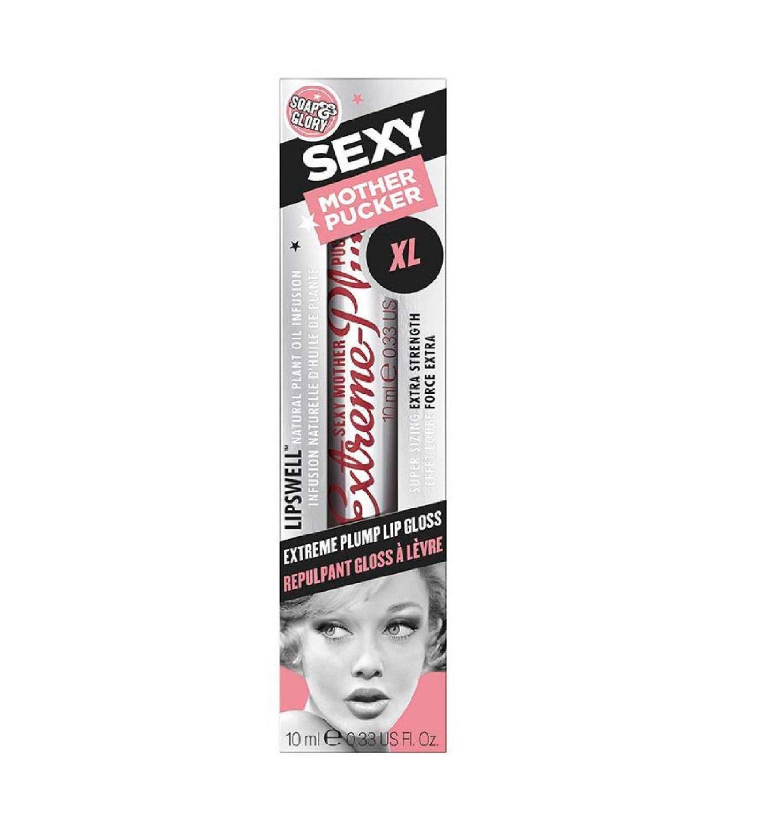 Soap & Glory Sexy Mother Pucker XL Lip Plumping Gloss - Plump and Pout with Mega Shine - Buy Online on GoSupps.com