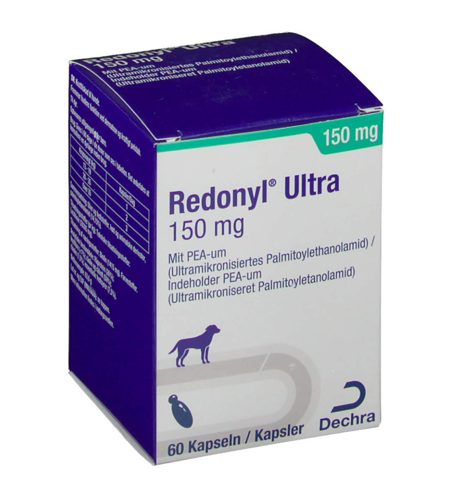 Albrecht Redonyl Ultra 150mg 60 capsules for dogs and cats with itching