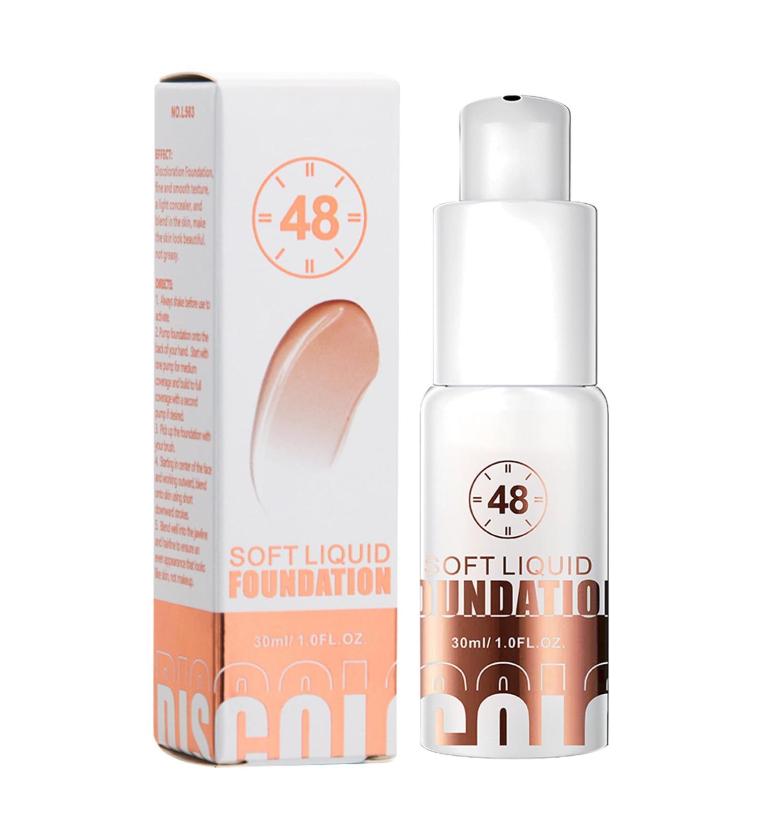  G n rique Self-Adjusting Foundation for Mature Skin Long-Lasting Liquid Foundation 30ml - Waterproof Long-Lasting Cream Concealer for Women and Men - Buy Online on GoSupps.com