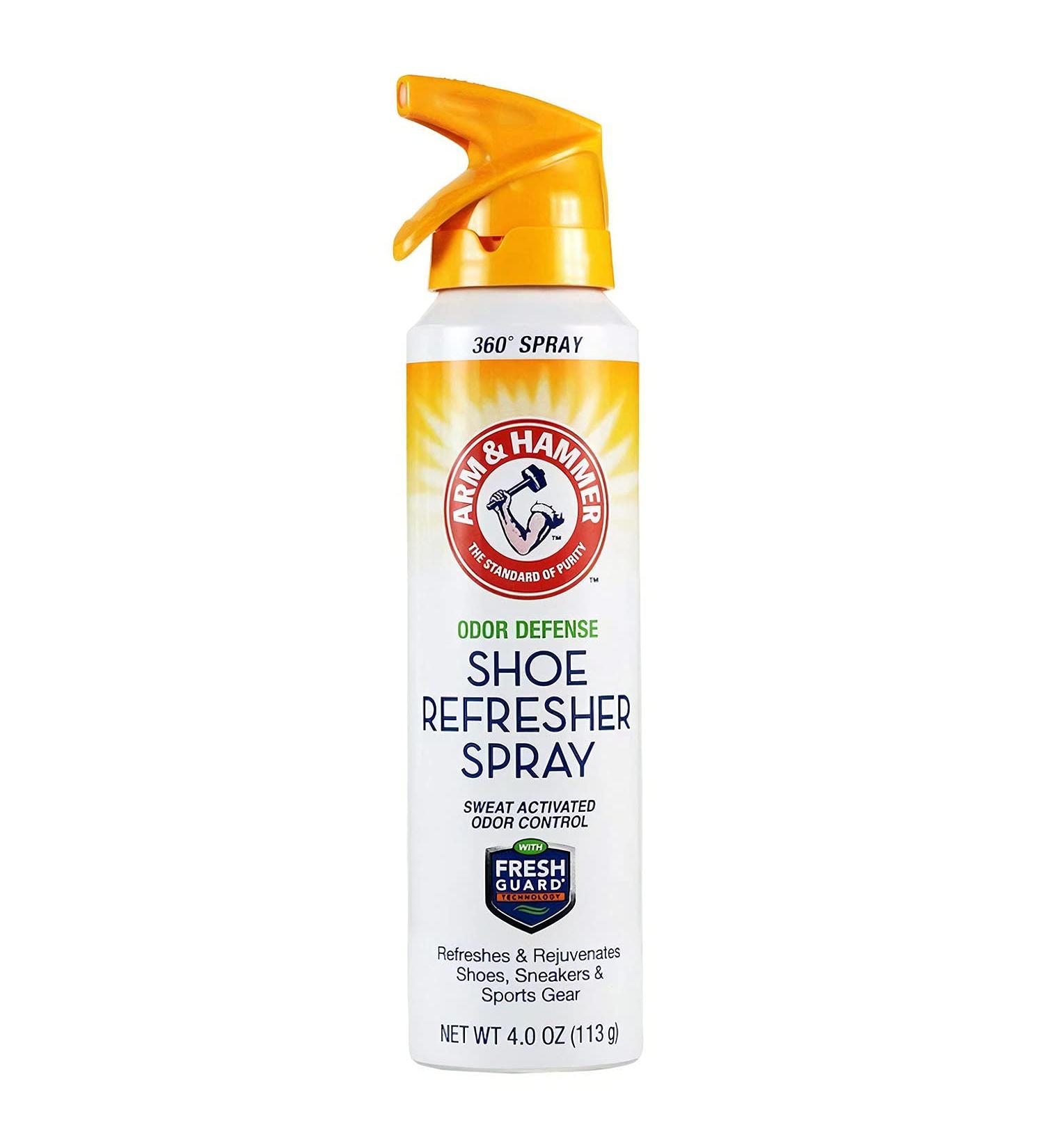 Arm and Hammer Shoe Refresher Spray - Multi-Purpose Odor Remover for All Footwear - Shoe Deodorizer & Odor Eliminator - 4 oz - Buy Online on GoSupps.com