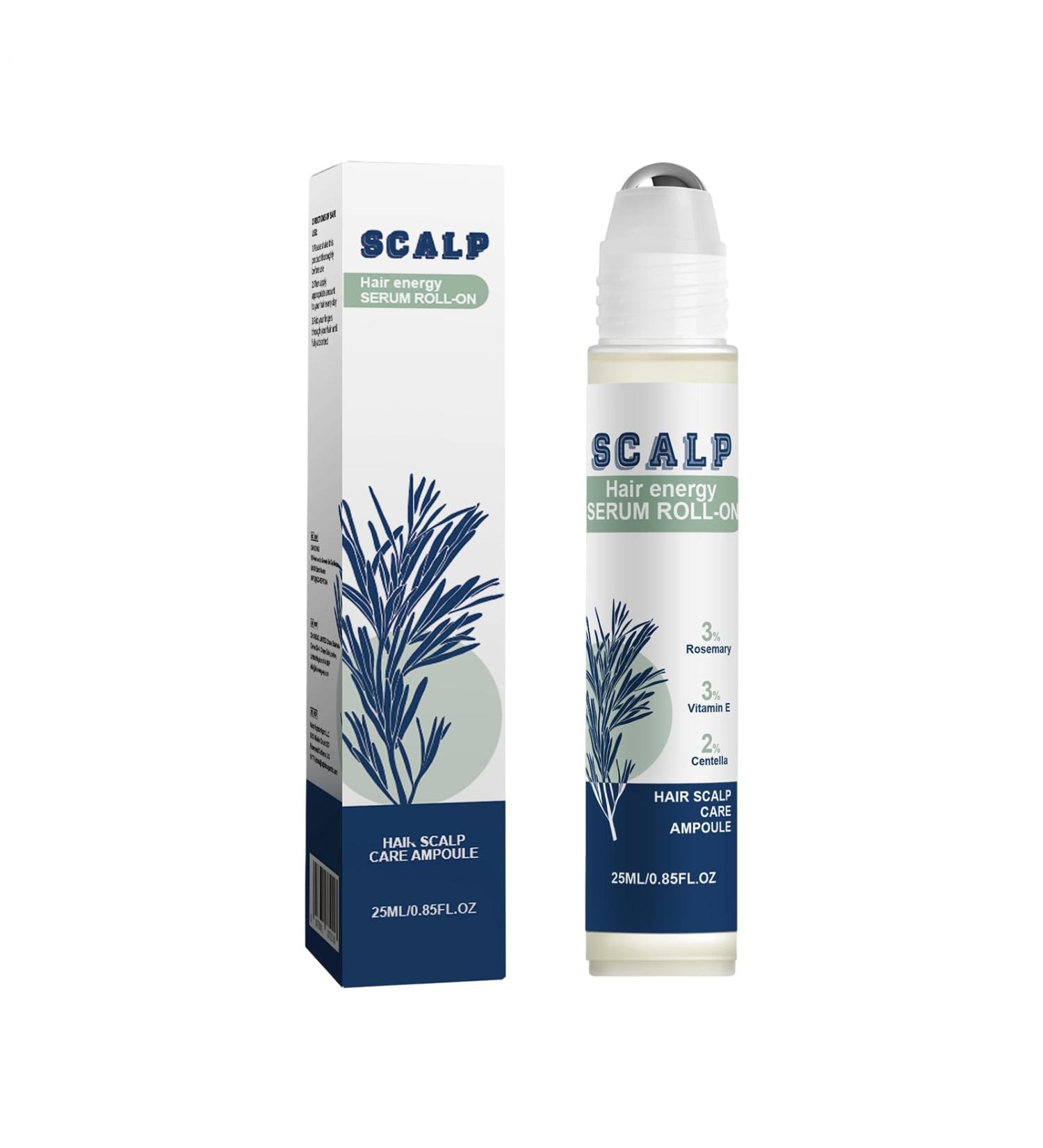 25ml Hair Growth Oil Roller Root Stimulator Hair Thickening Oil Ideal for Daily Care At Night For Shower Post Hairstyle Styling Prep Home - Buy Online on GoSupps.com