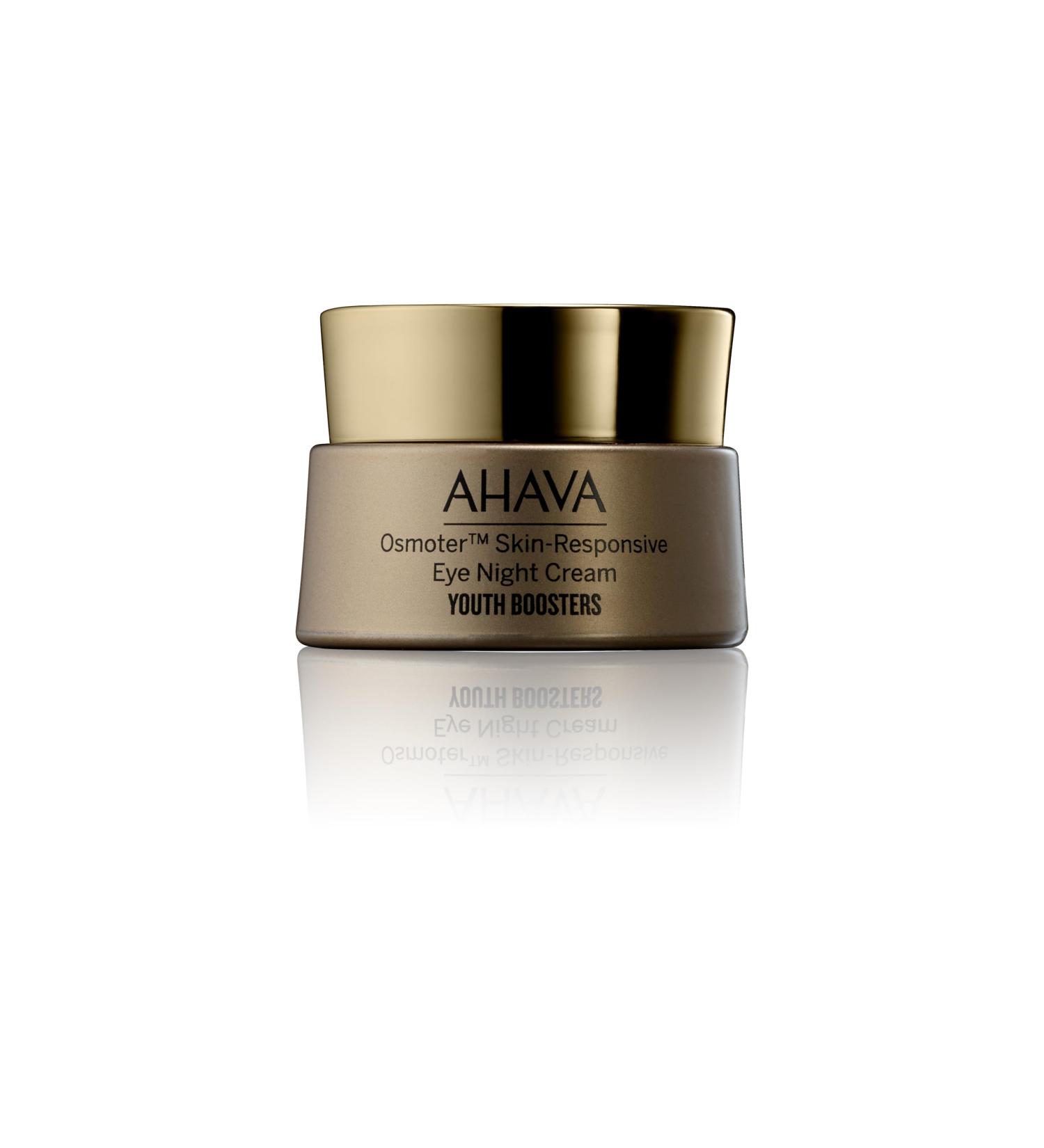 AHAVA Osmoter Eye Night Cream - Youth-Boosting Overnight Treatment for Dark Circles & Radiant Eyes | 0.5 Fl.Oz - Shop Internationally - Buy Online on GoSupps.com