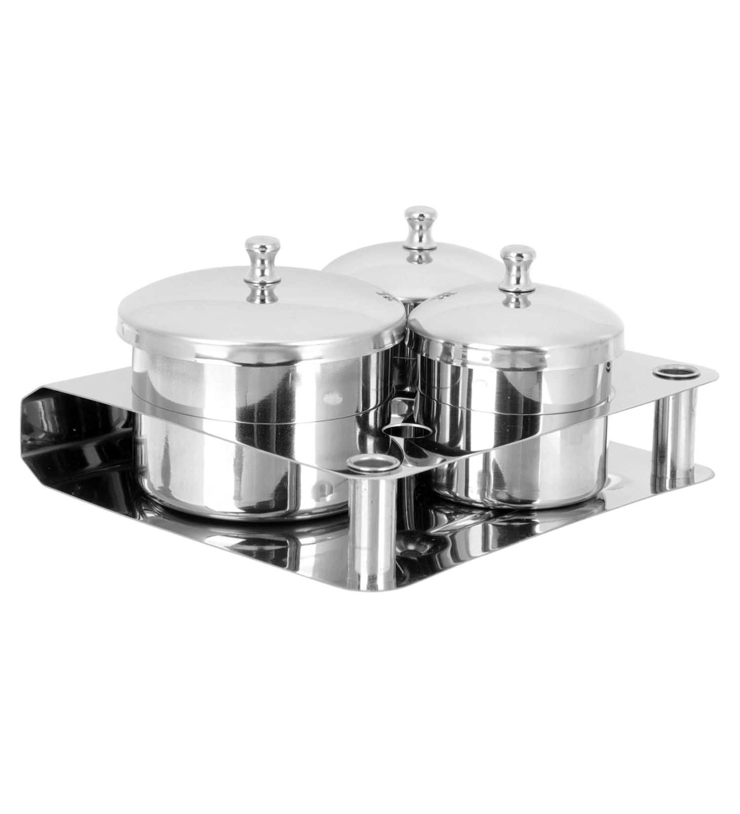 CLISPEED Skin 1 Set Nail Tips Container Mini Dappen Dish Nail Steel Bowl Nail Holder Nail Dappen Dish Guasha Wood Tool for Body Guasha Tool Monomero Mini Tools Stainless Steel Can Acrylic 13x11cm Silver - Buy Online on GoSupps.com