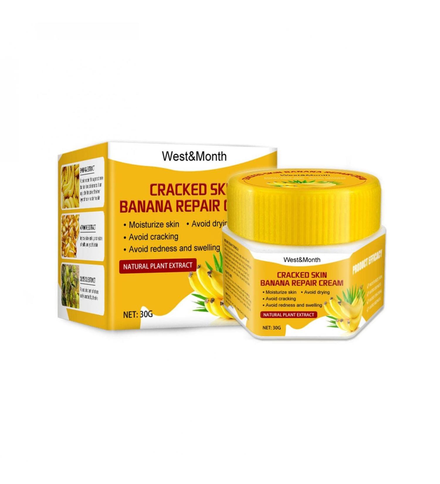 YUECI Moisturizing Horneut Care | Banana Repair Balm Foot Cream & Toe Nail Treatment - Repair Cracked Heels & Deep Moisturize - Size A - Buy Online on GoSupps.com