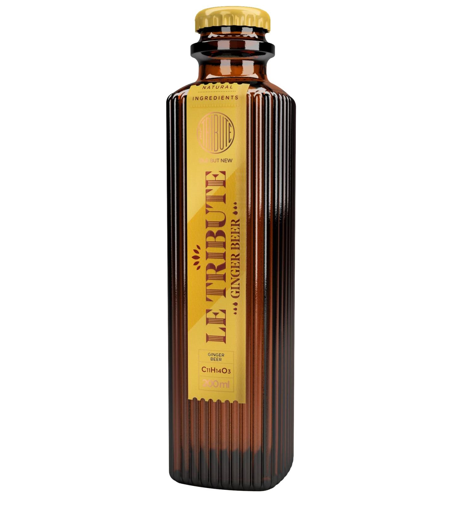 Le Tribute Ginger Beer Alcohol-Free 4x0.2 Value Pack | Buy Internationally | Refreshing & No Alcohol - Buy Online on GoSupps.com