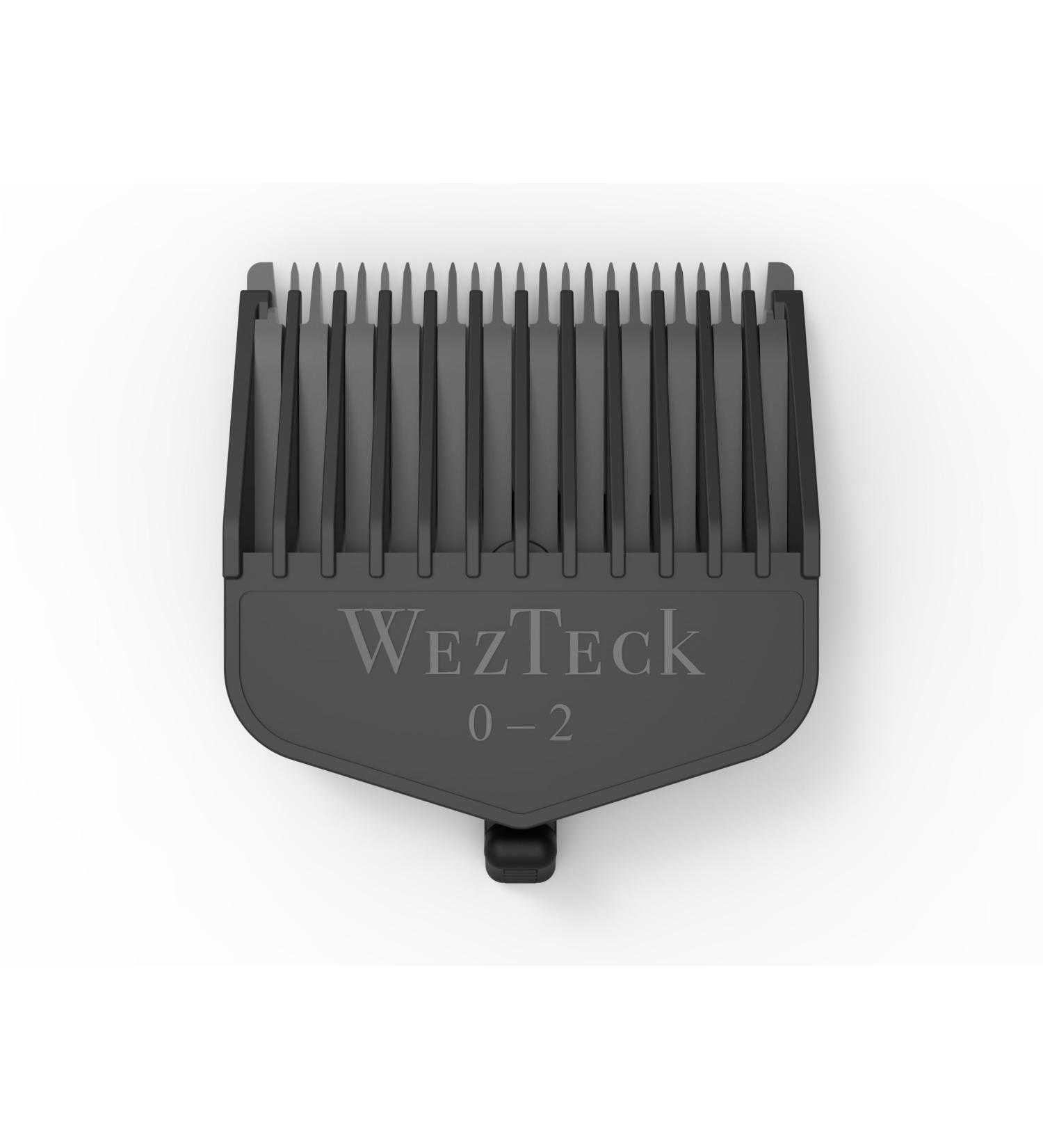 One Blade Adjustable Hair Clipper Guard - 5 Lengths Compatible with Wahl Babyliss JRL Gamma & TPOB | WezTeck Black - Buy Online on GoSupps.com