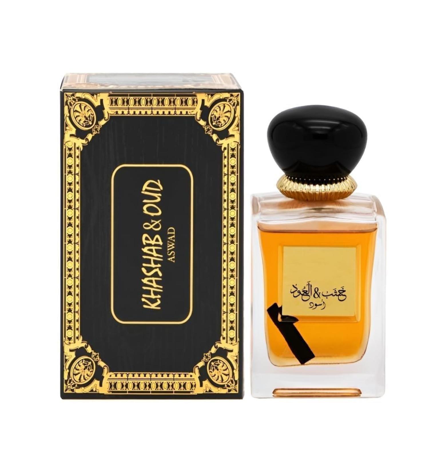 KHASHAB & OUD ASWAD EDP Perfume for Men & Women (Unisex) | 100ML - Buy Online on GoSupps.com