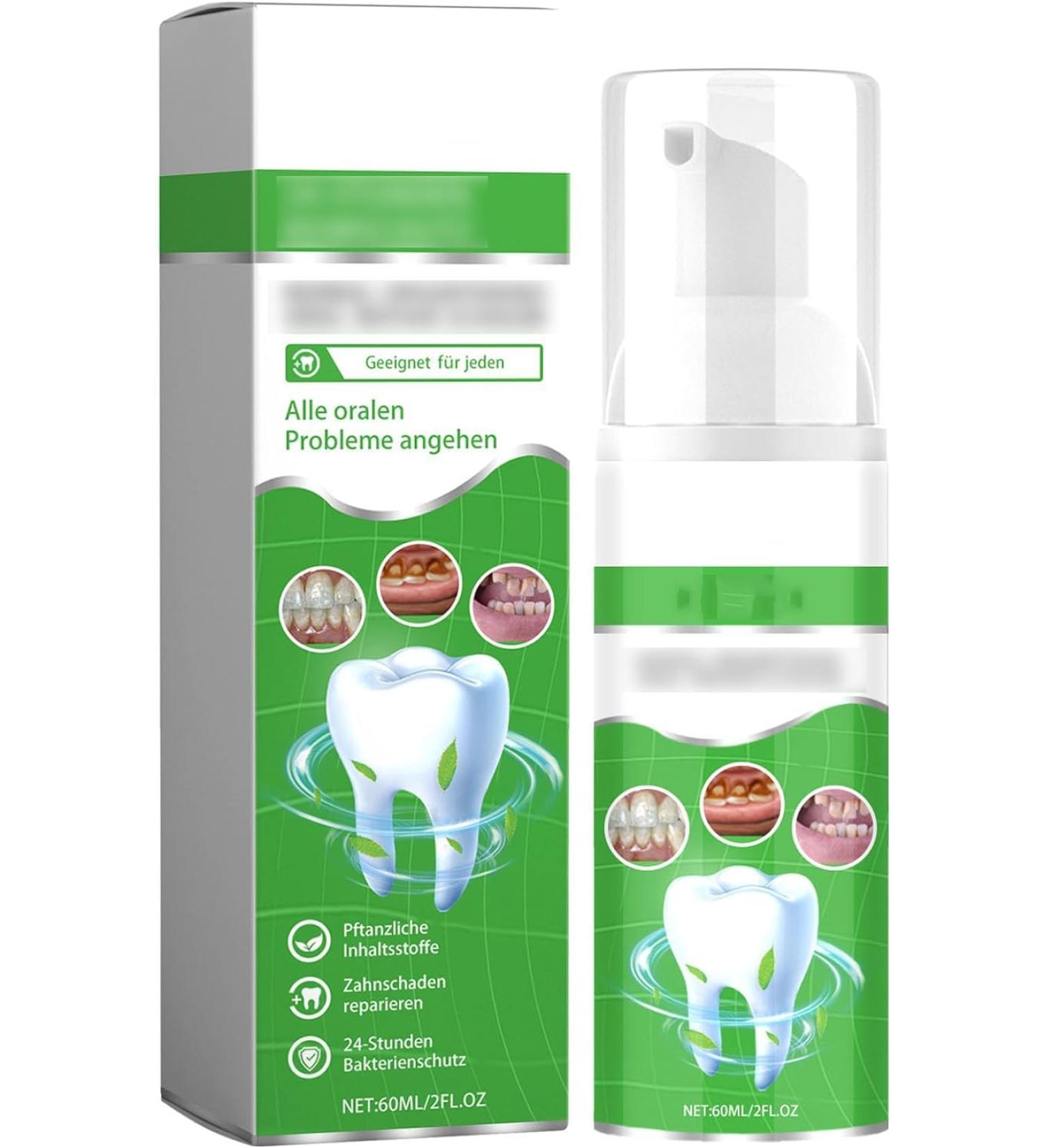 Herbal Brightening Oral Repair Mousse | Herbal Oral Repair Foam for Whiter Smiles - Ship Worldwide - Buy Online on GoSupps.com