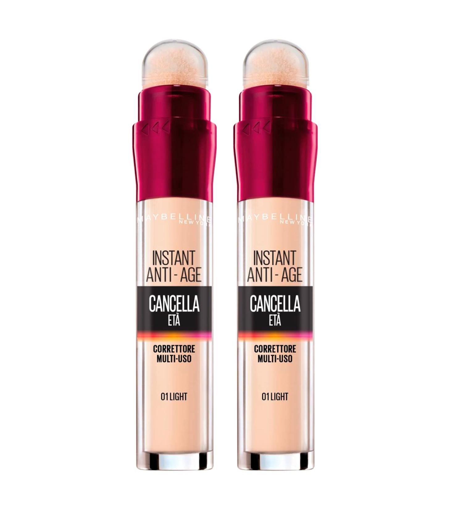 Maybelline New York Age Corrector with Goji Berries and Haloxyl covers dark circles and small wrinkles 2 pieces 01 Light 01 light