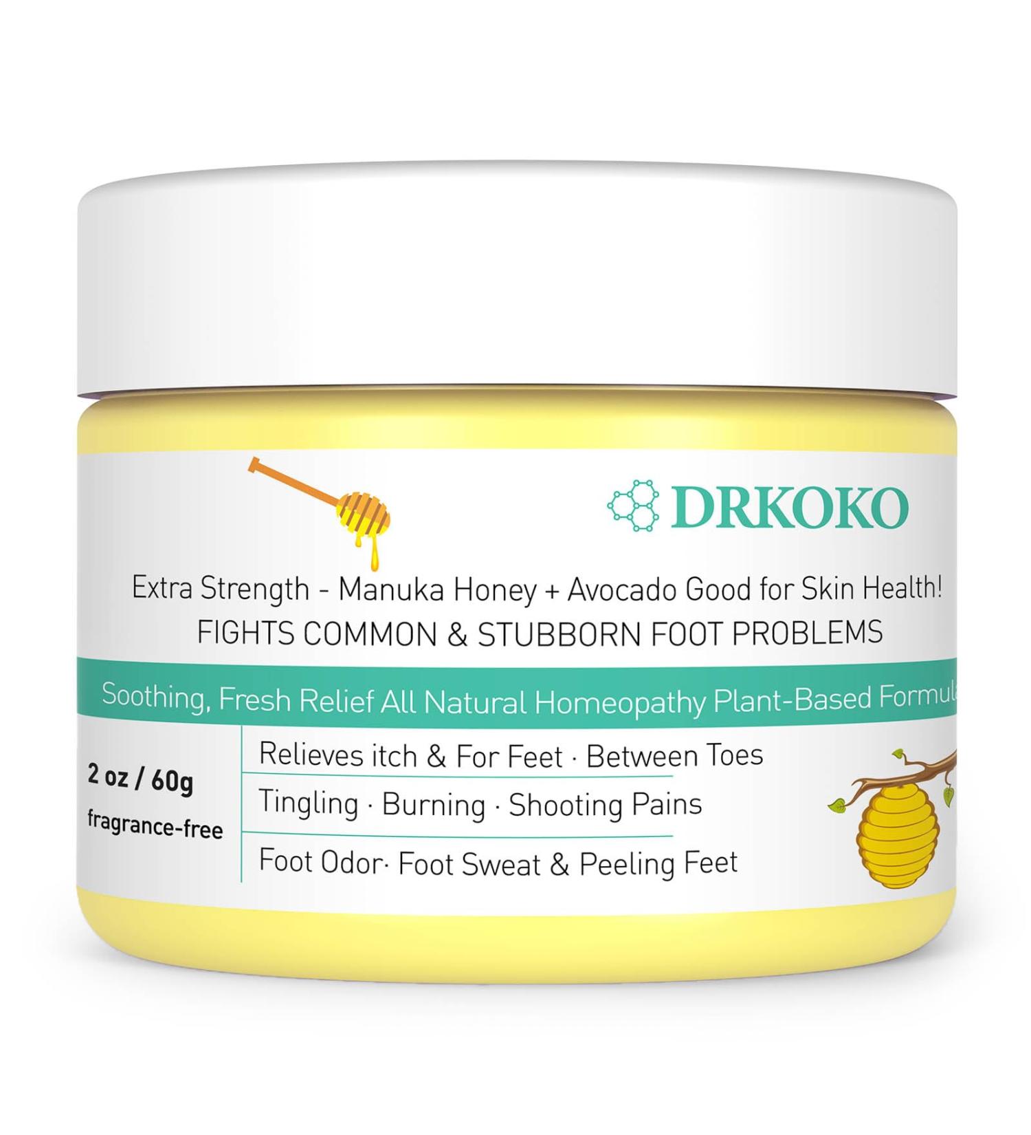 Itchy Feet Relief Cream - Soothing Treatment for Jock Itch Athlete's Foot Psoriasis & More | 4.00 Fl Oz - Adults & Kids - Buy Online on GoSupps.com