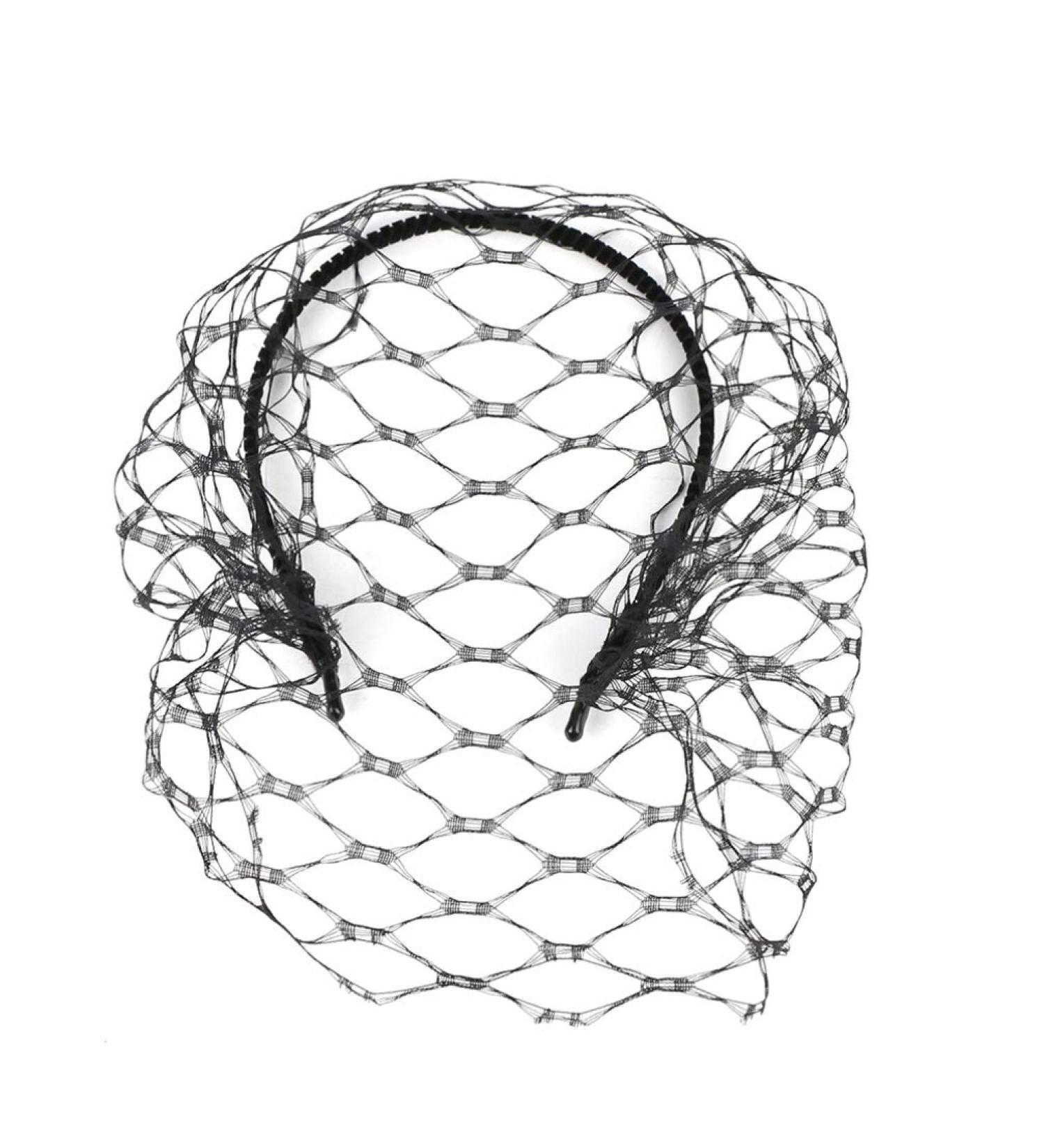 Minkissy Black Fascinator Veil - Gothic Bird Cage Headdress for Bride Wedding & Masquerade Ball - Buy Online on GoSupps.com