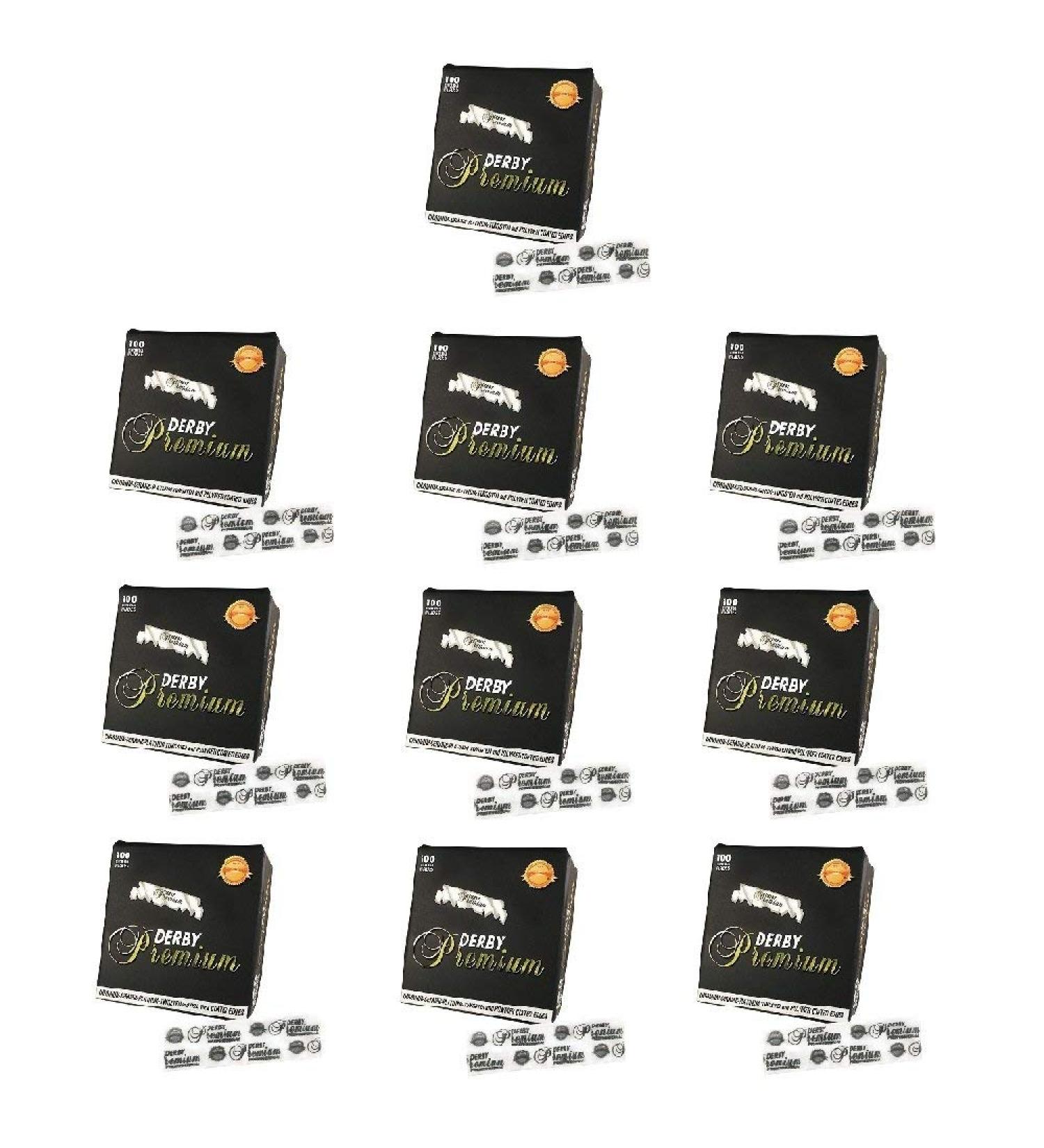 DERBY Barber Razor Premium Single Edge Blade 100 Count SR-05298 (10 Pack) - High-Quality Blades for Professional Barbers - Buy Online on GoSupps.com