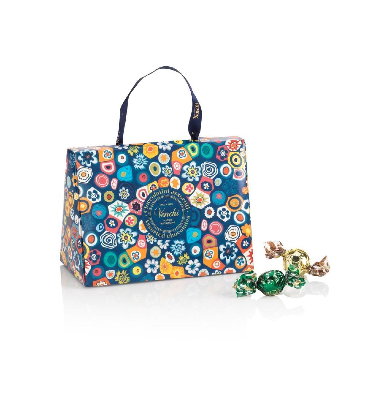 Venchi - Collection Murrine - Sachet de Chocolats Perle assortis 150 g - aux "Noisettes du Pi mont IGP" - Sans gluten - Id e Cadeau