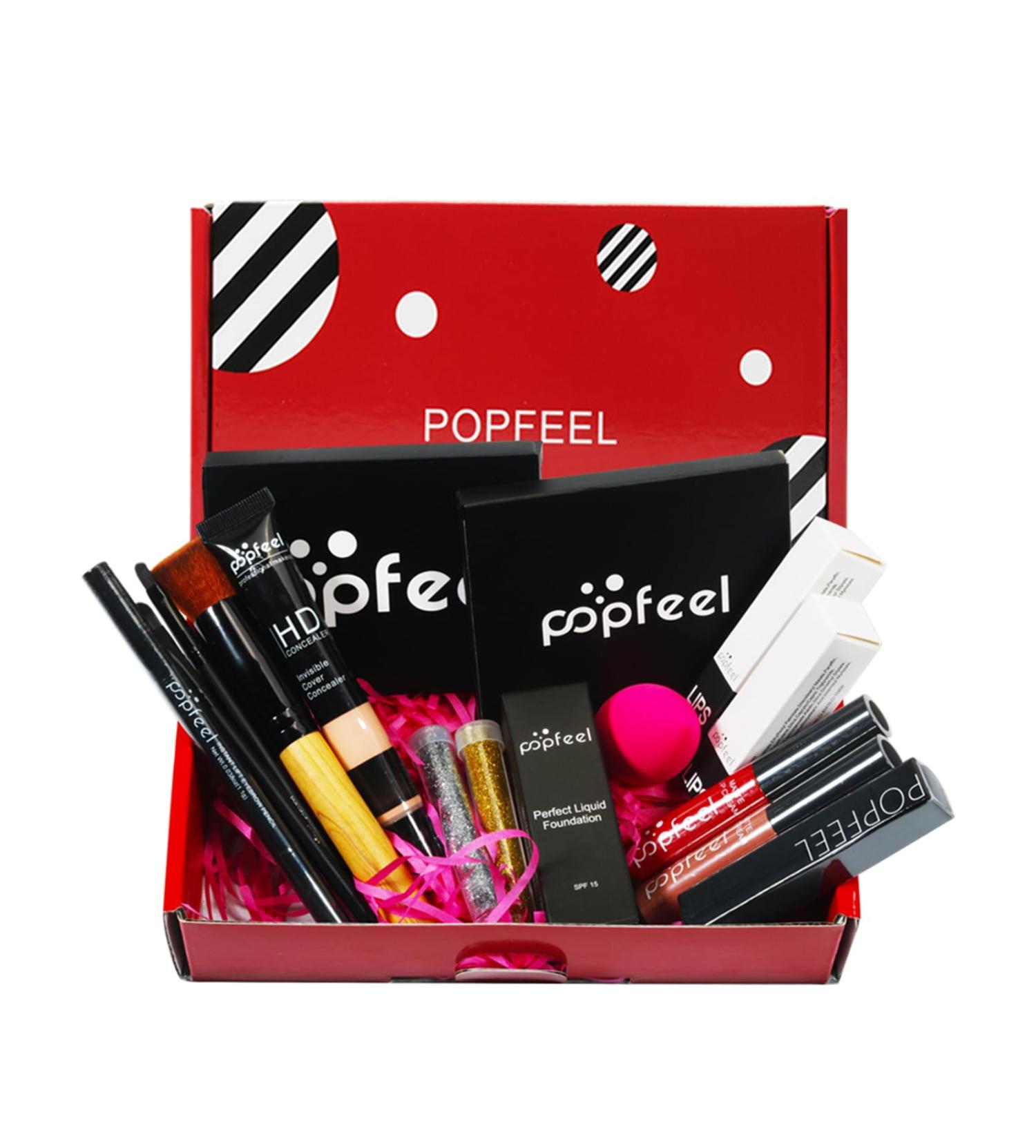 All-in-One Makeup Set | Holiday Gift Full Makeup Kit for Women | Essential Starter Bundle with Eyeshadow Palette Lipstick Blush Concealer Face Powder Eyeliner Mascara Lip Gloss & Brush - Buy Online on GoSupps.com