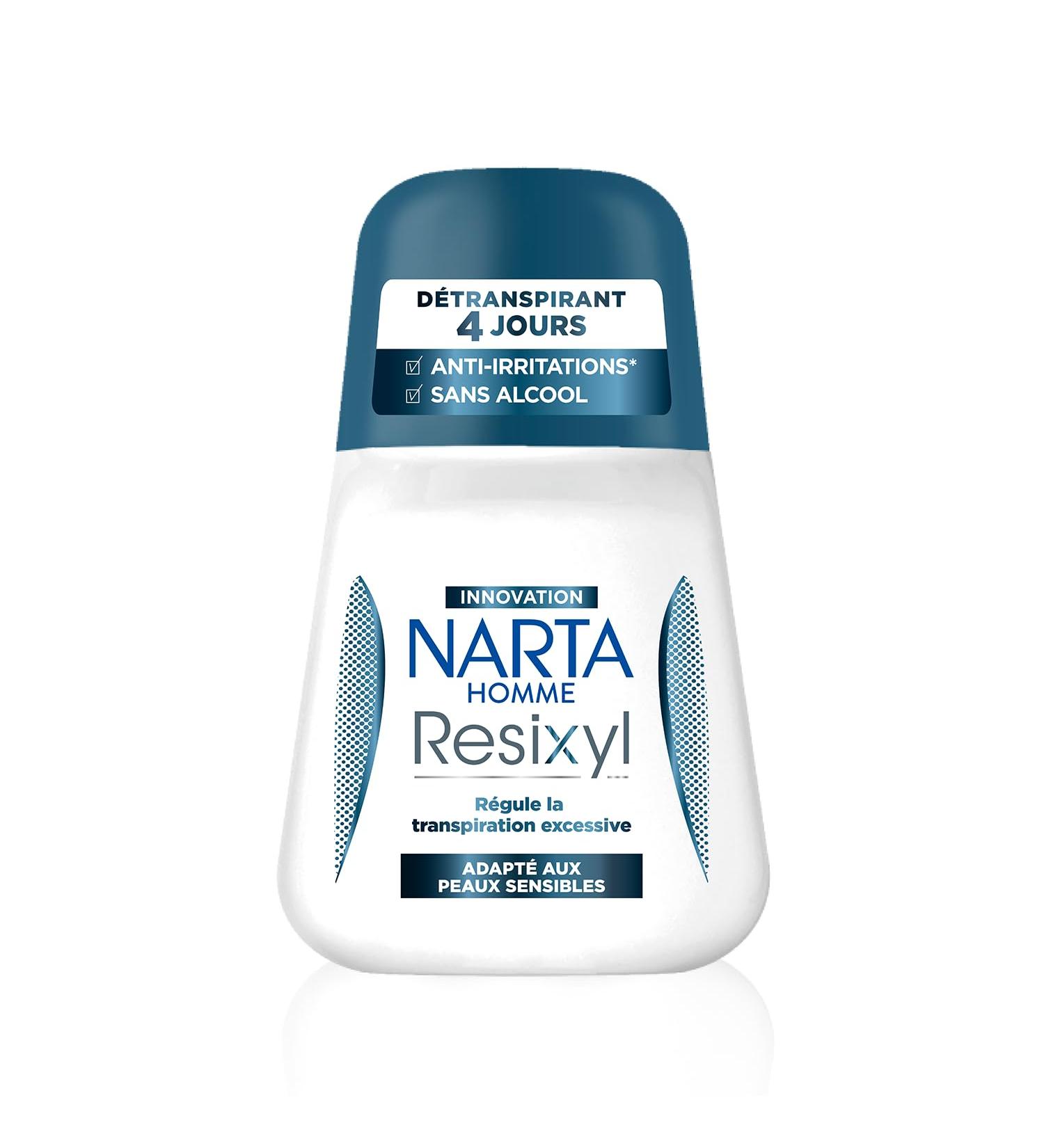 NARTA - Resixyl - D odorant Bille Homme - D transpirant 4 Jours - R gule La Transpiration Excessive - Anti-Irritations* - Complexe Min ral Resyx TM - 0% Alcool** - Adapt Aux Peaux Sensibles - 50 ml 1x50ML - Buy Online on GoSupps.com