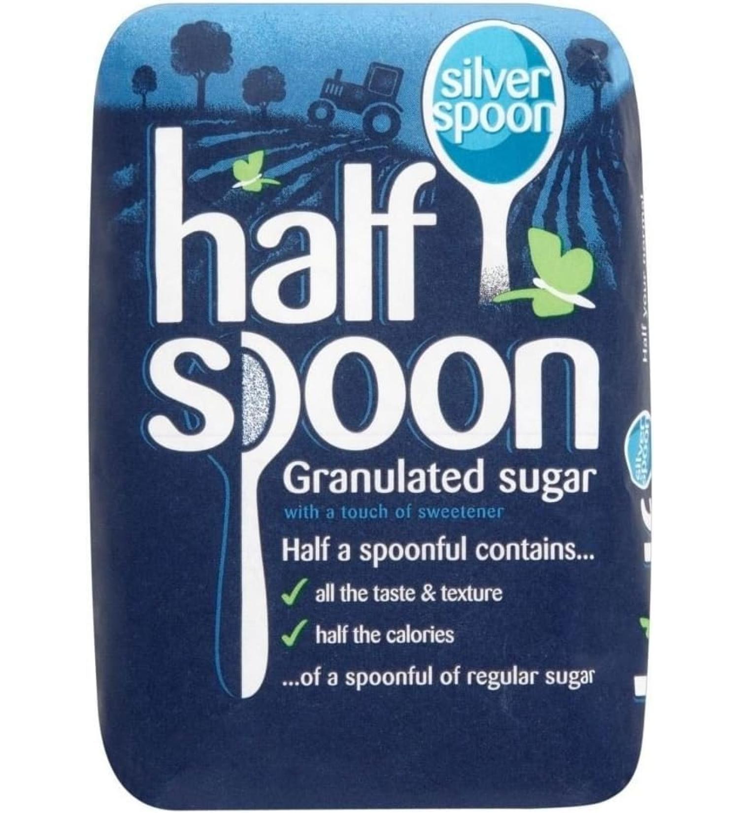 Silver Spoon Half Spoon Granulated Sugar (1kg X 2) - Buy Online on GoSupps.com