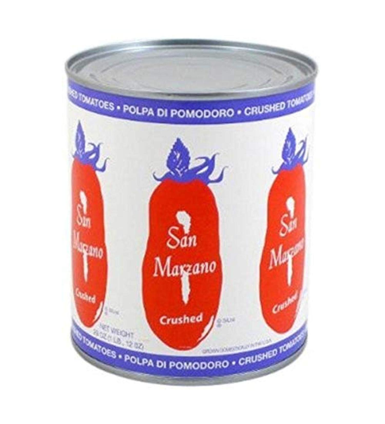 San Marzano Crushed Tomatoes, 28 Ounce (Pack of 6) 1.75 Pound (Pack of 6)