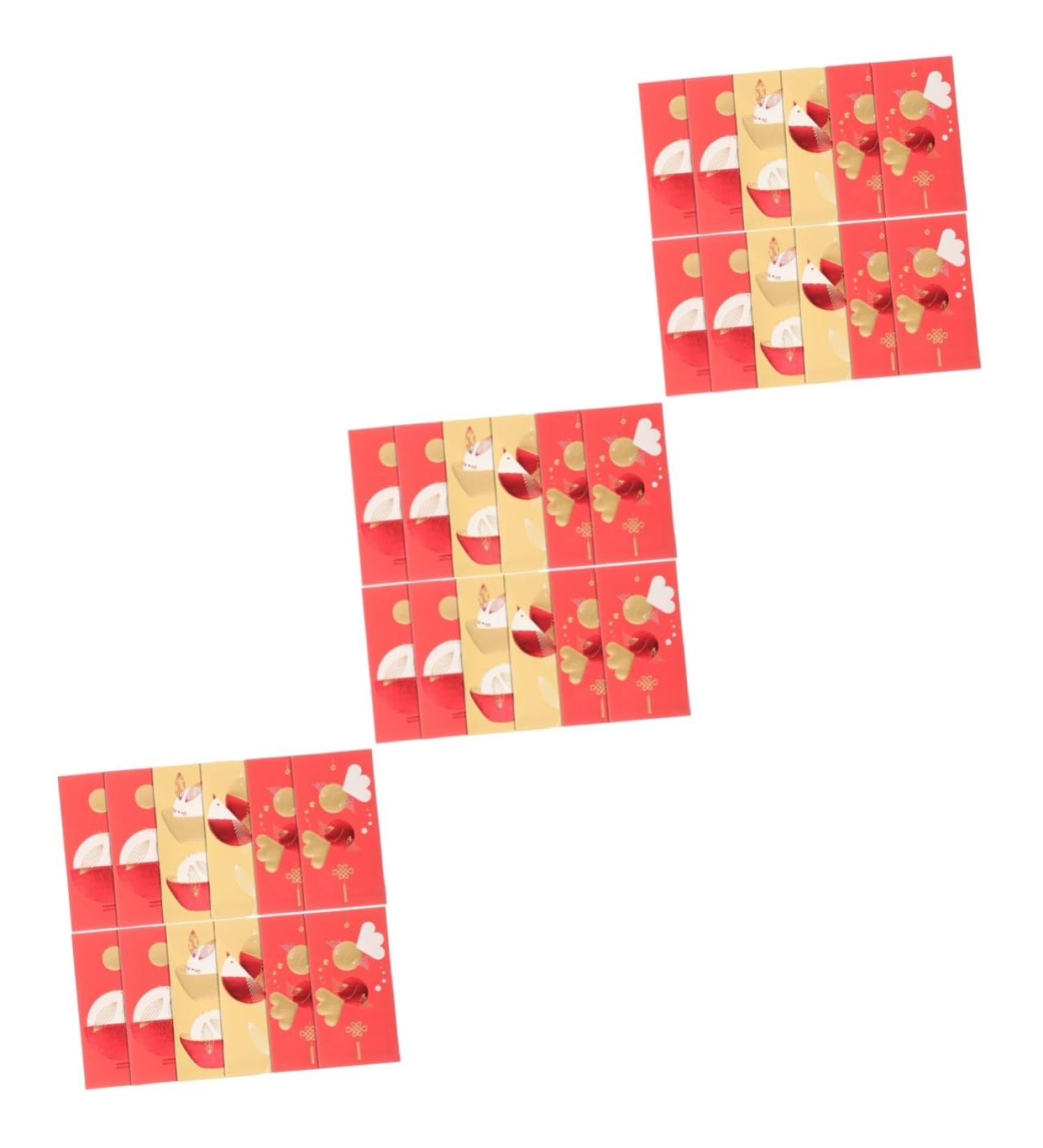 ABOOFAN 36 Pcs 2023 Year of The Rabbit Red Packets 2023 Zodiac Red Packet Money Packet Chinese Hongbao 2023 Chinese Red Money Envelope 2023 Spring Festival Red Bag Asia Paper Chinese Style - Buy Online on GoSupps.com