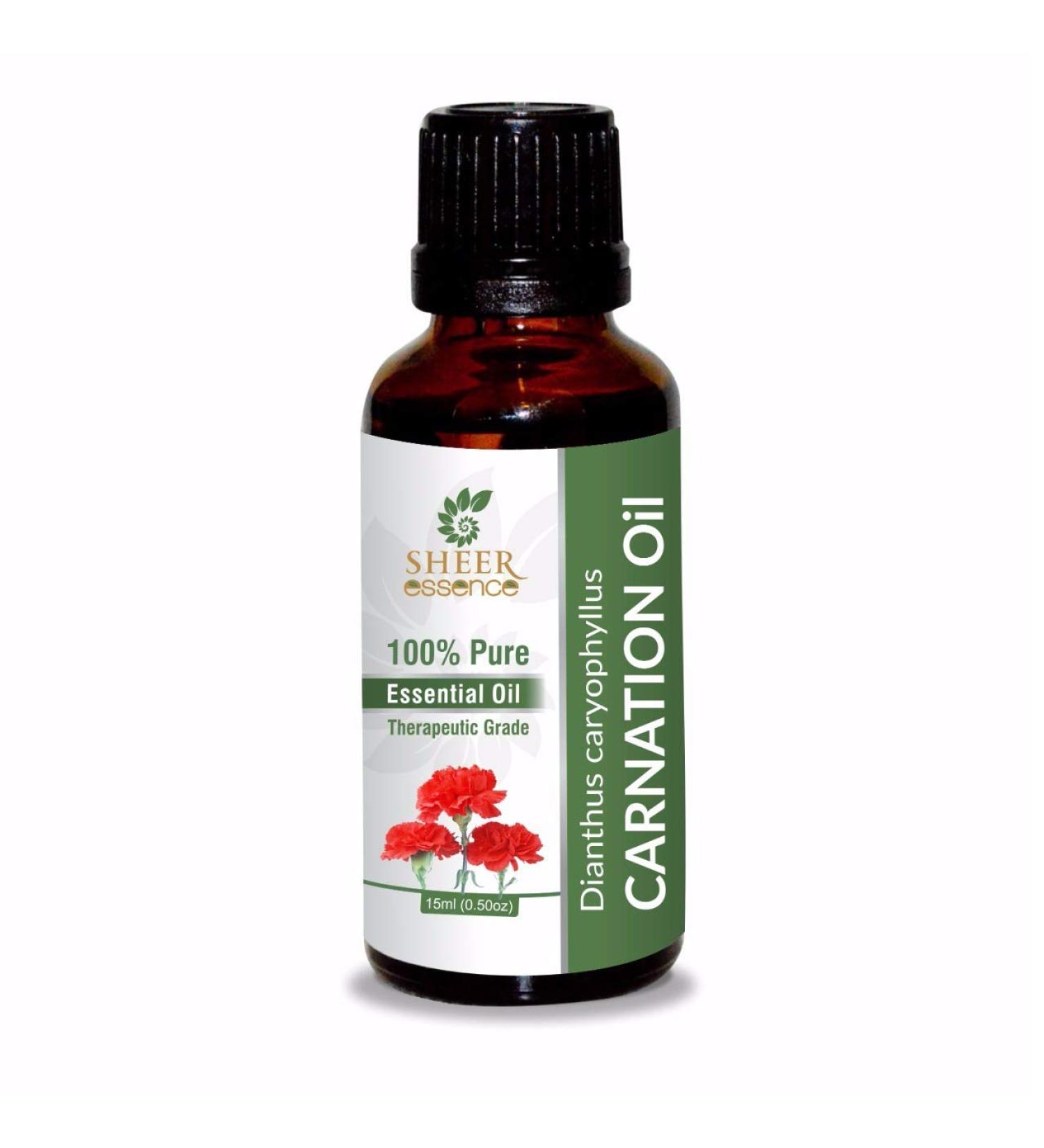 Carnation Oil -(Dianthus Caryophyllus)- Essential Oil 100% Pure Natural Undiluted Uncut Therapeutic Grade Oil 1.01 Fl.OZ 1.01 Fl Oz (Pack of 1) - Buy Online on GoSupps.com