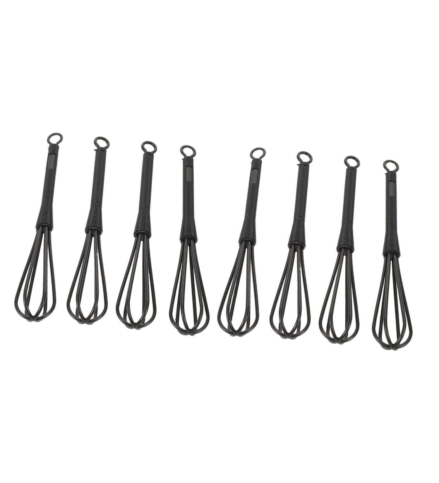 ERINGOGO Fouets M langeurs Manuels Pour Coloration Capillaire 8 Pi ces Taille Compacte Noir M langeur De Teinture Professionnel Usage Salon Et Domicile - Buy Online on GoSupps.com