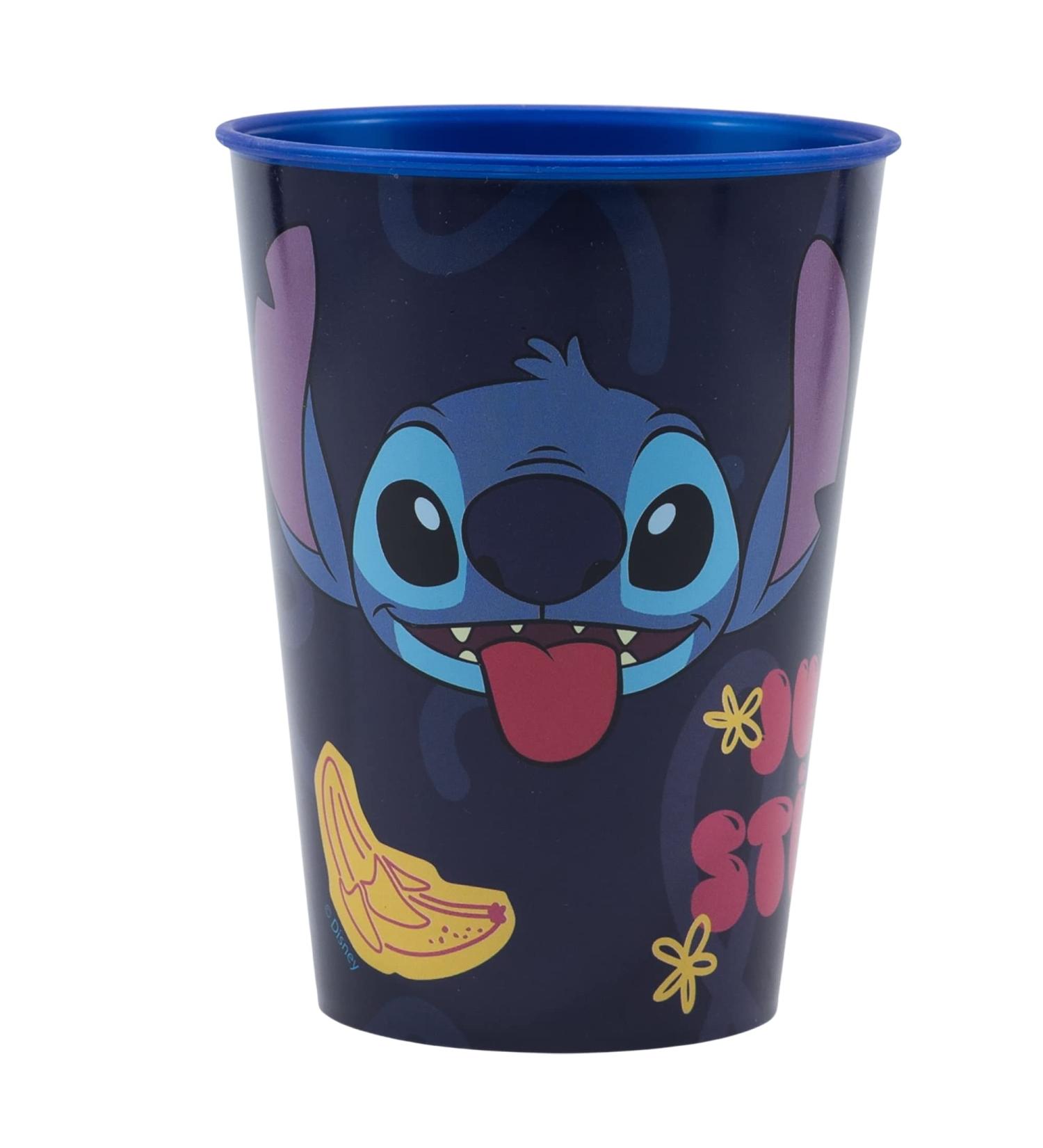 Stitch children's cup reusable plastic 260 ml