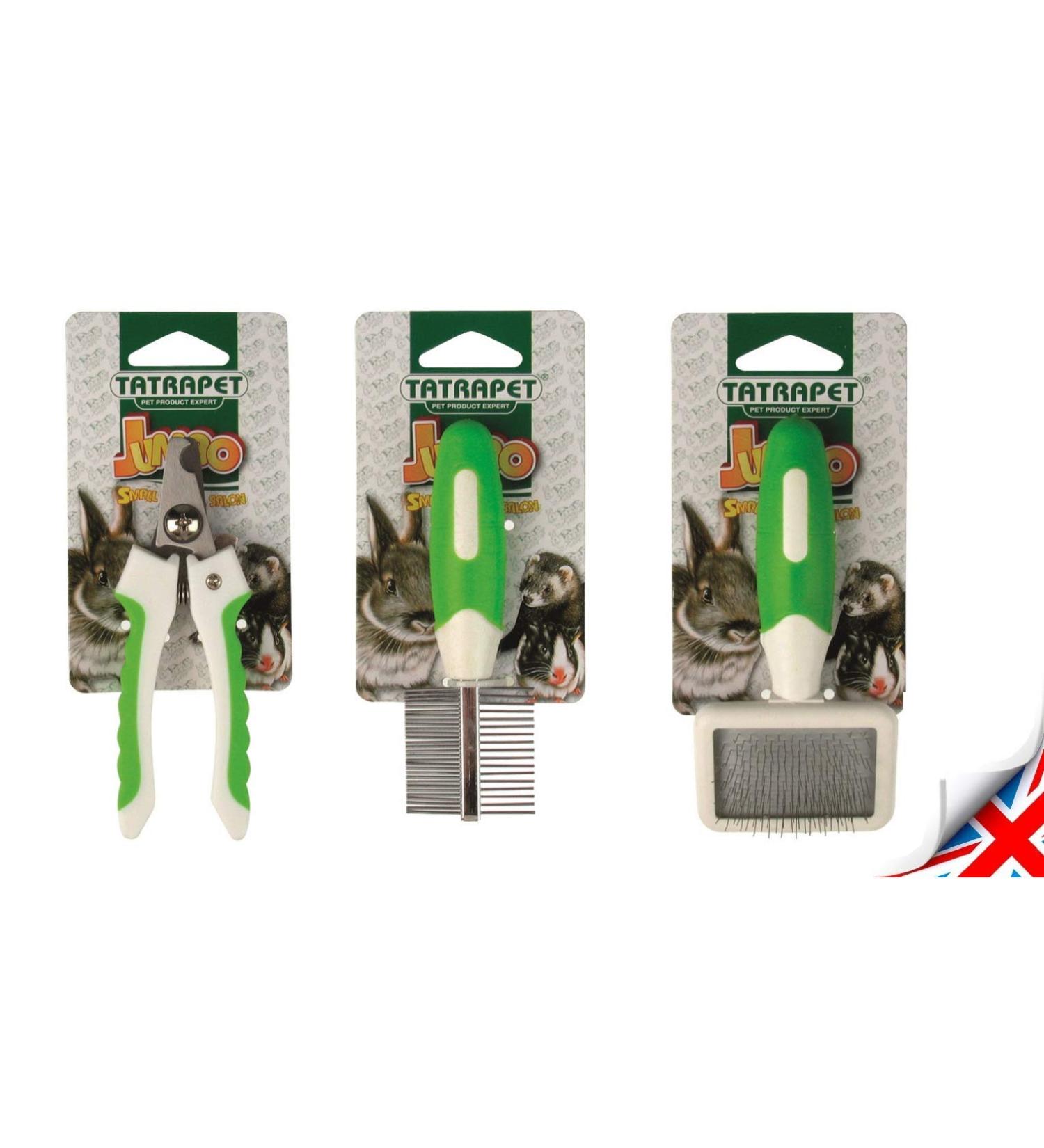 Mani-Ko Ferret Mouse Healthcare & Grooming Set for Rodents Small Animal Pet Chinchilla Hamster Rabbit Animal BRUSH + COMB + NAIL CLIPPERS - Buy Online on GoSupps.com