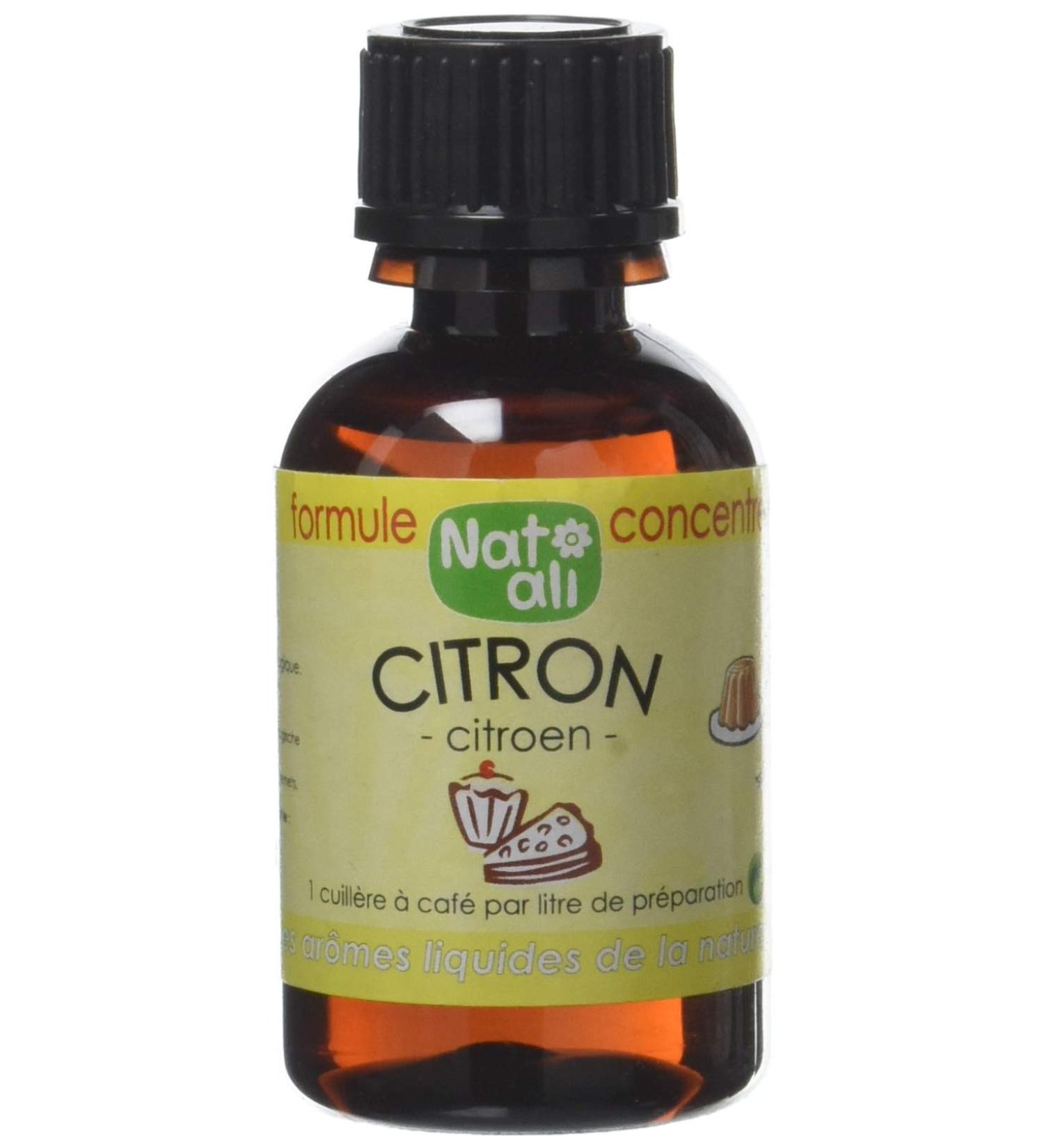 Nat-Ali Lemon Extract - ORGANIC - 30 ml - Buy Online on GoSupps.com