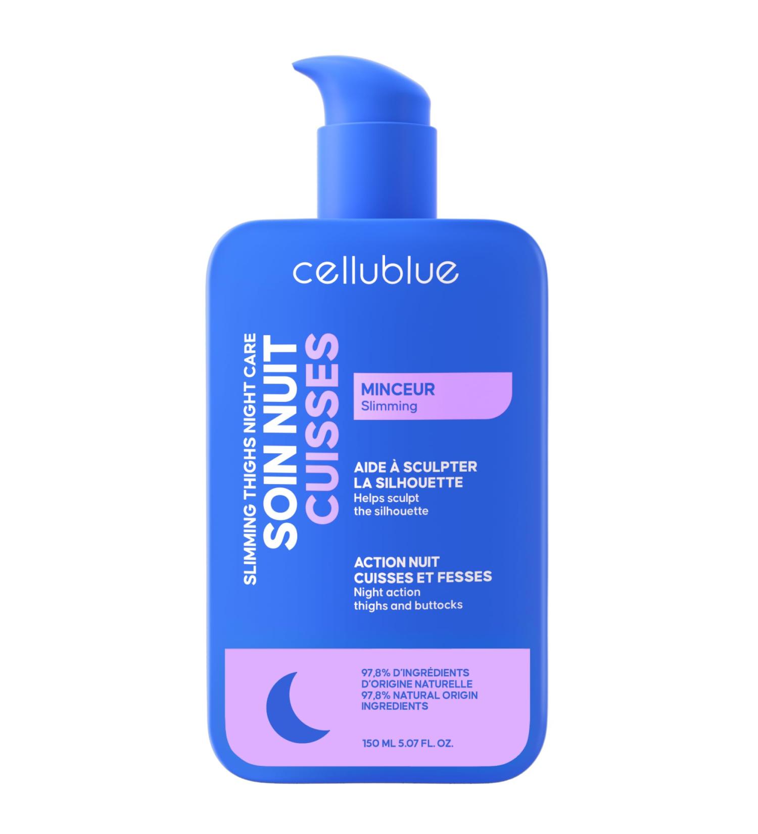Cr me Minceur Nuit Cuisses Cellublue Affine et raffermit pendant le sommeil r sultats rapides Marque experte depuis 12 ans - Buy Online on GoSupps.com