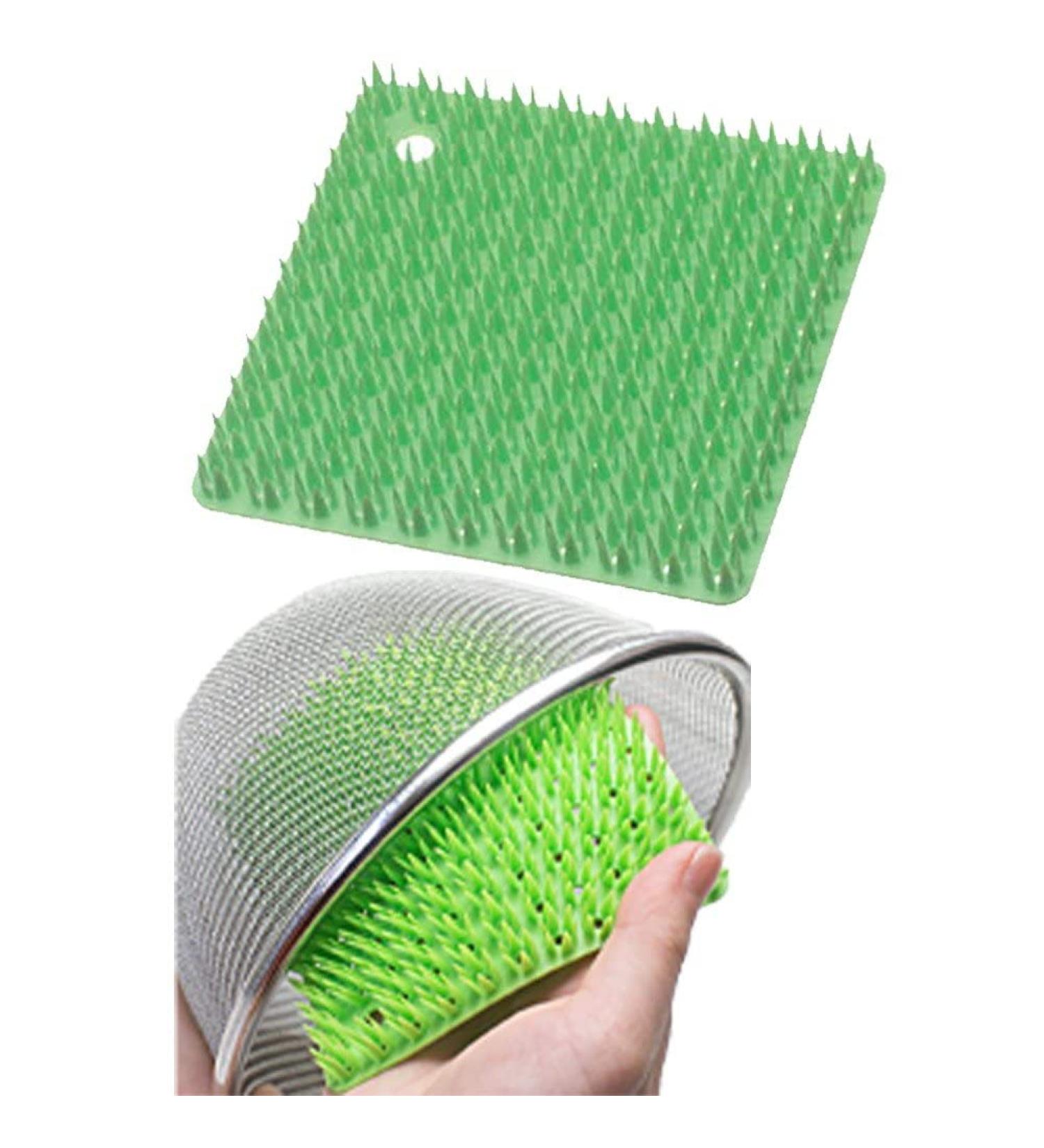Silicone Sponges Cleaning Sponges Scrubber for Dishes Fruit Vegetable Scrubber Silicone Sponges for Kitchen Gadgets Brush Accessories Green - Buy Online on GoSupps.com